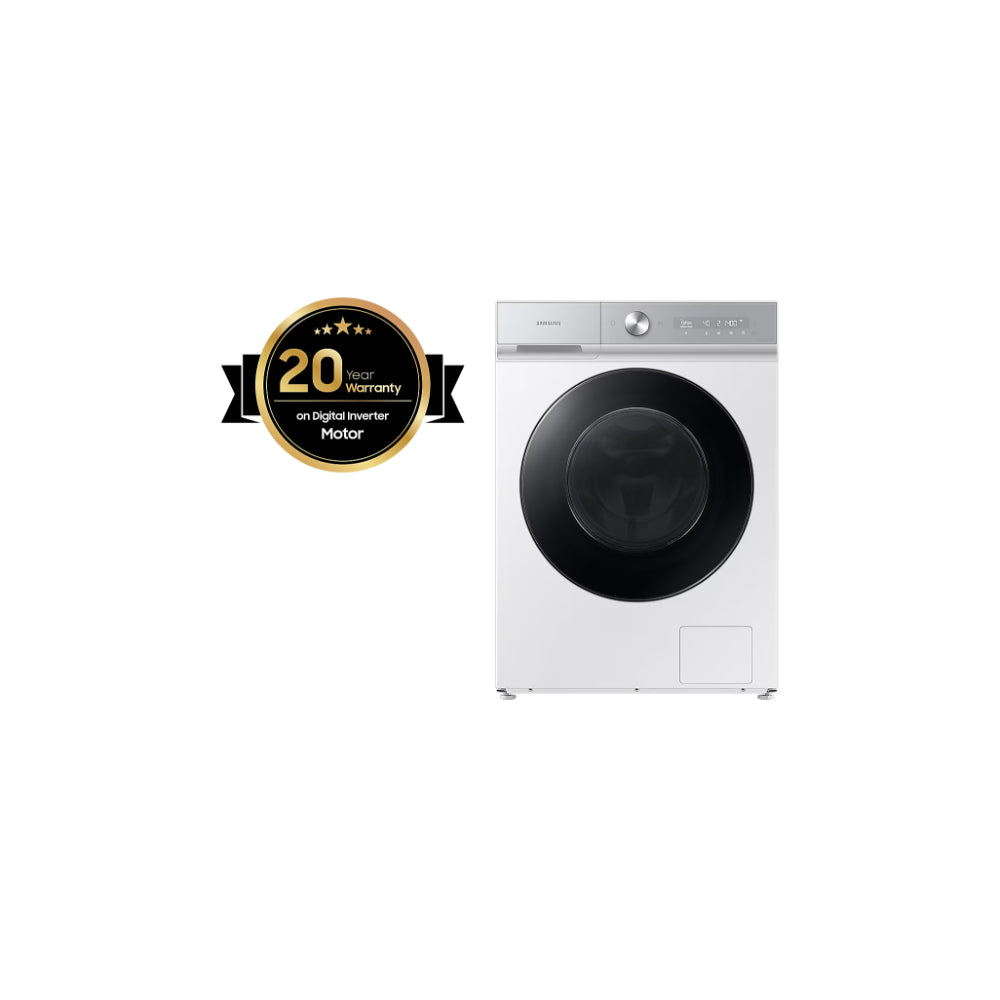 Samsung Front Load Washer Dryer 11KG, White, WD11BB904DGHGU