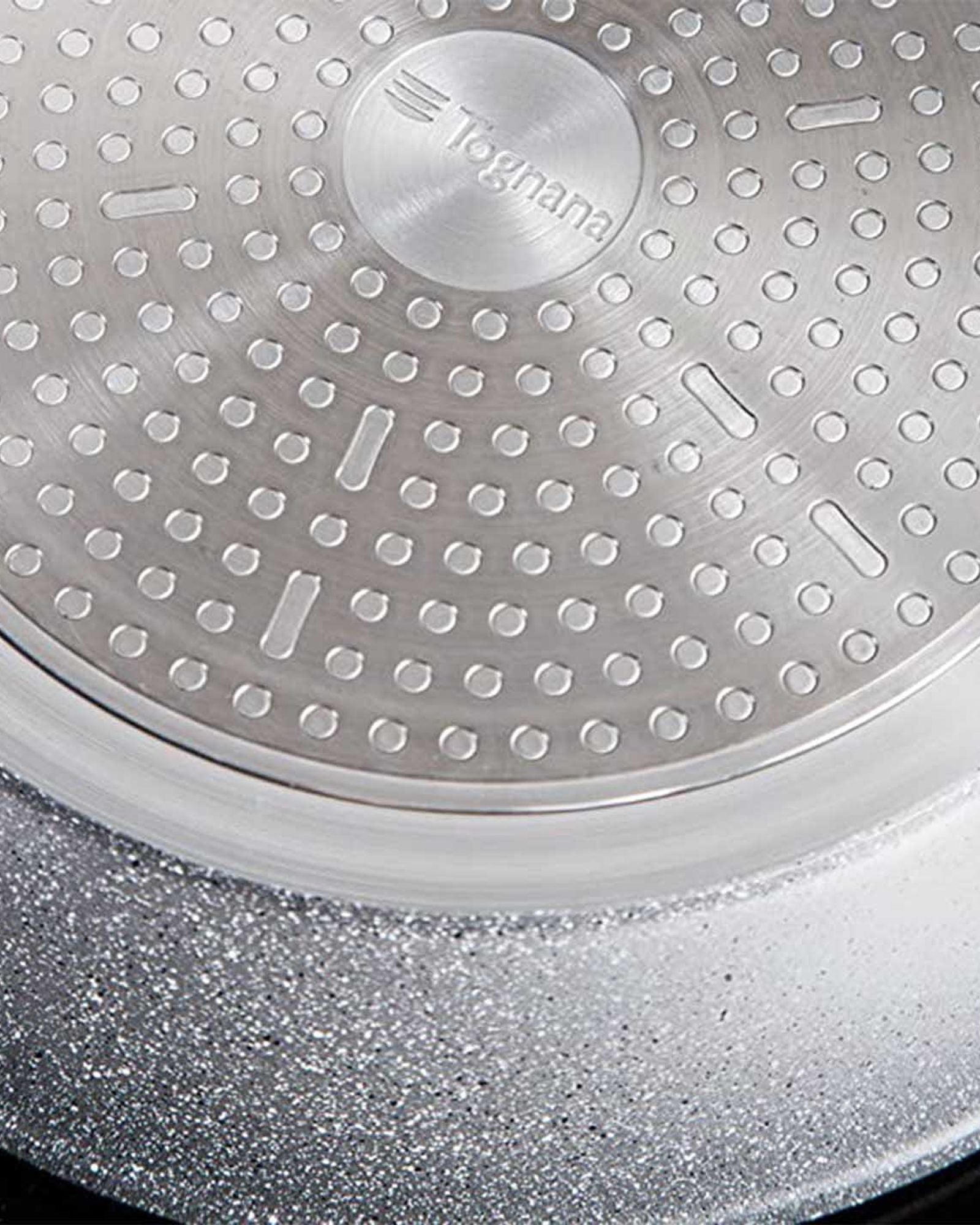 Tognana 1 Handle Mythos Marble Aluminium Pan, 28 Cm Diameter