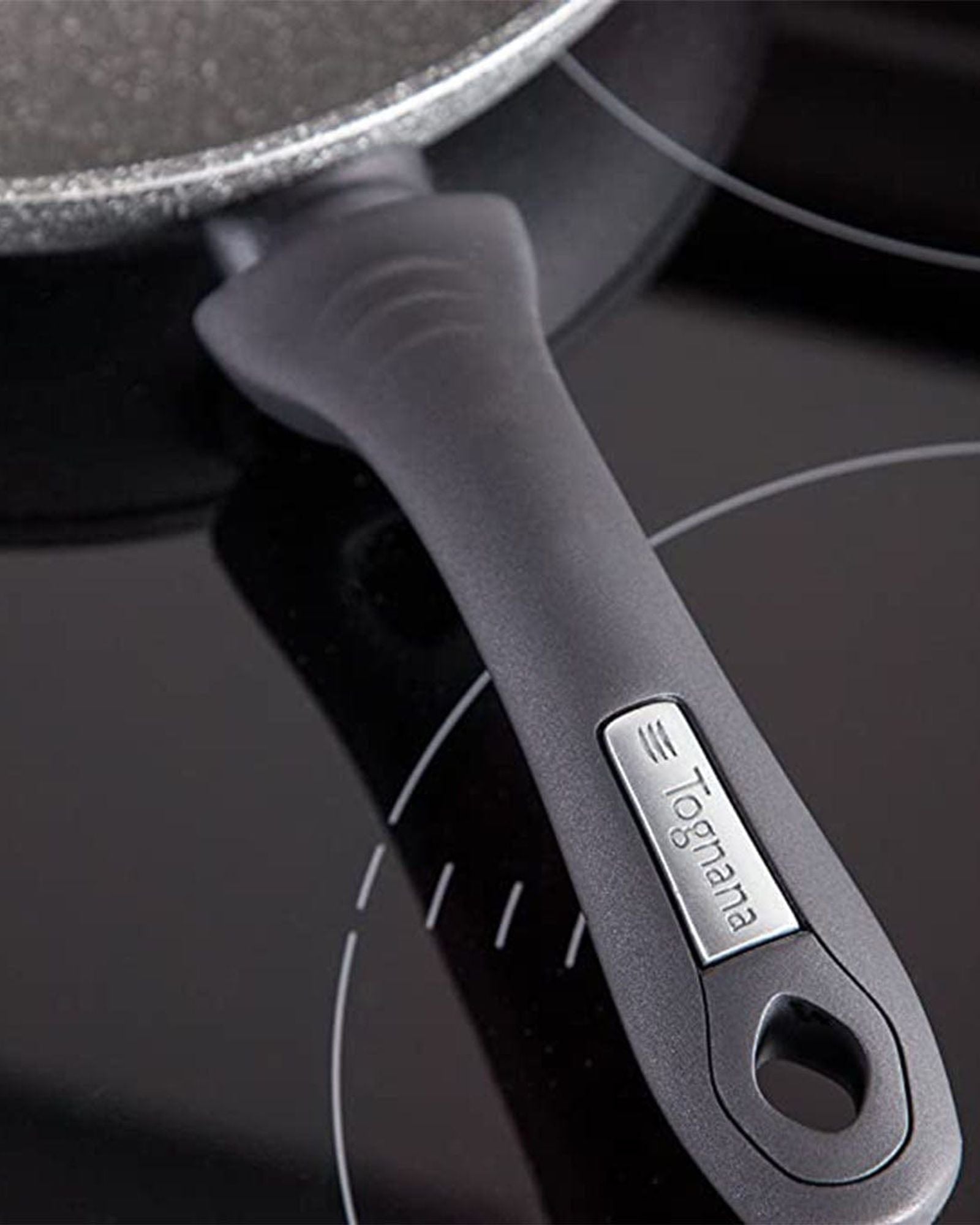 Tognana 1 Handle Mythos Marble Aluminium Pan, 28 Cm Diameter