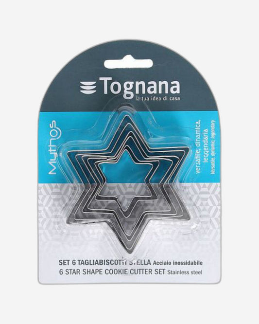 Cookie Cutters Set 6Pc Star