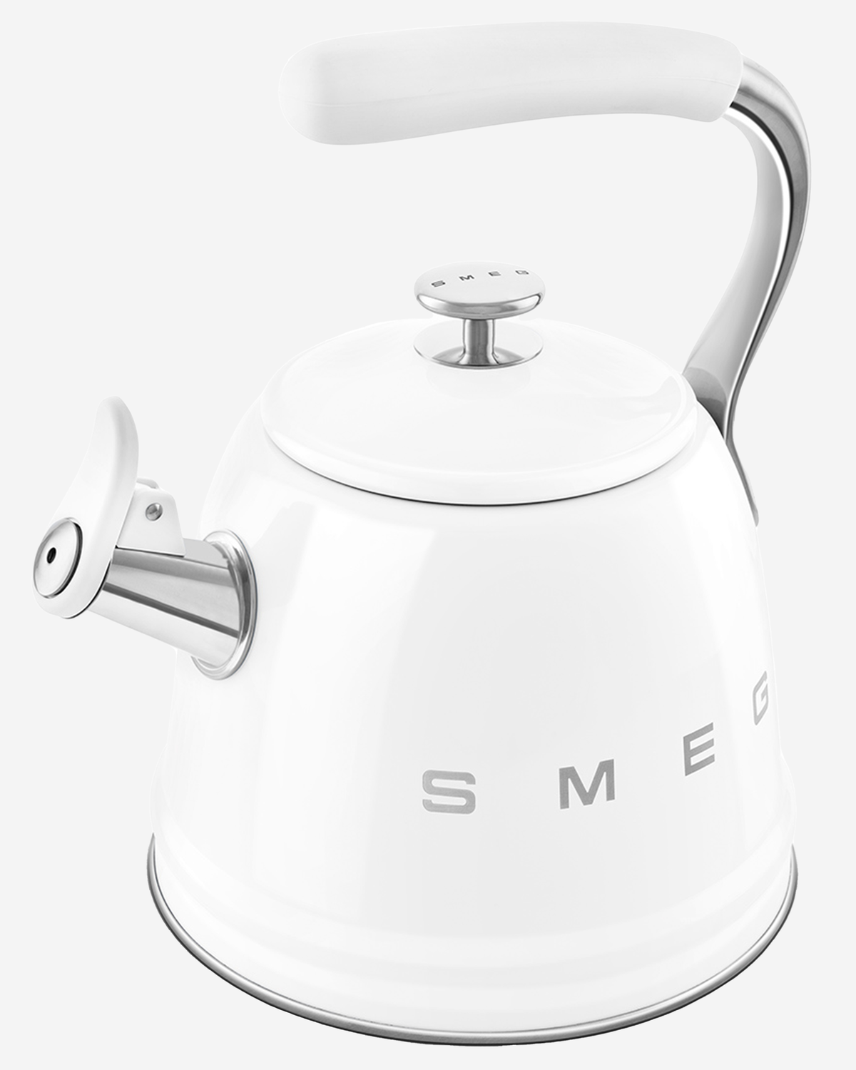 SMEG Whistling Kettle White - WKF01WH