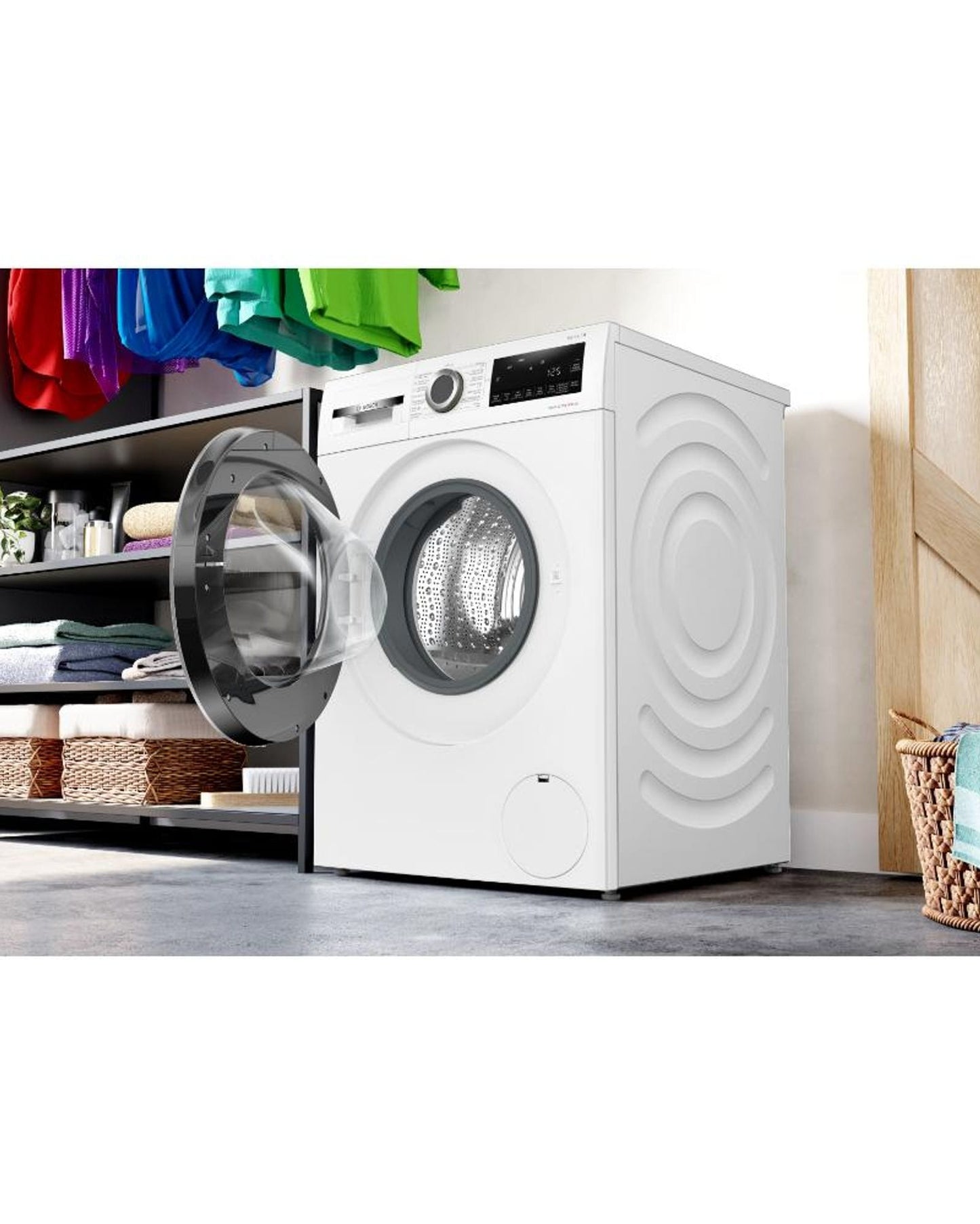 Bosch Series 4 Washer Dryer Aquastop & Push-Button 9 kg & 1400 RPM White – WNA244X0GC (ESMA Certified)