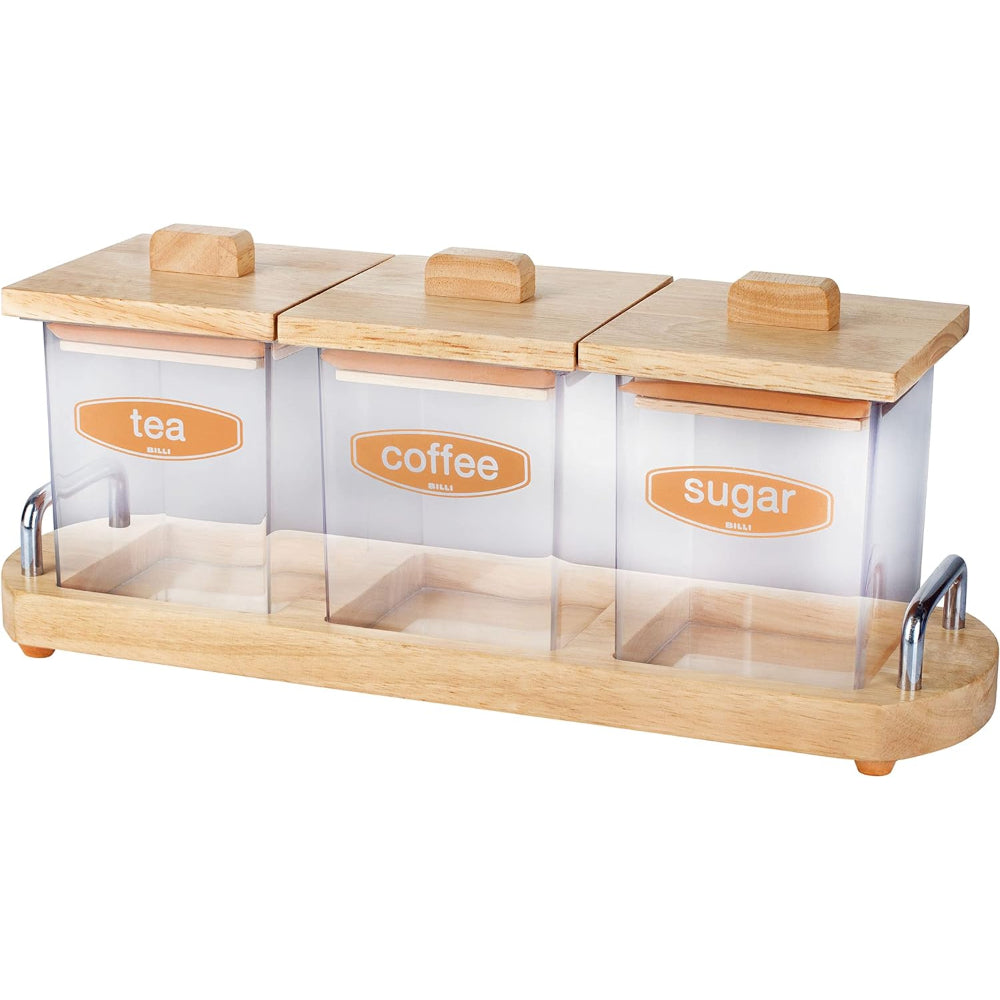 Coffee & Tea Sugar Canister Set