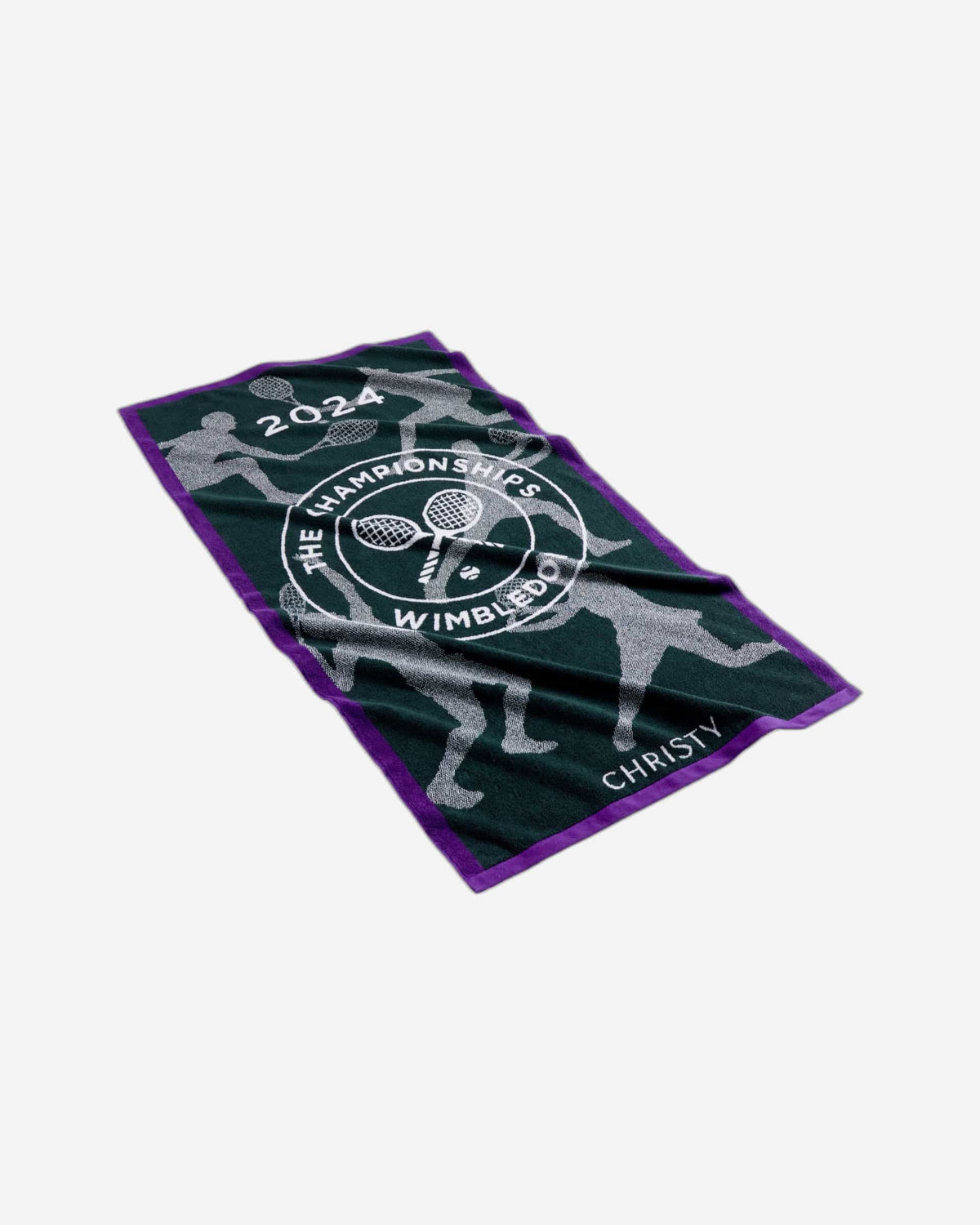 Christy Wimbledon Bath Towel Green/Purple