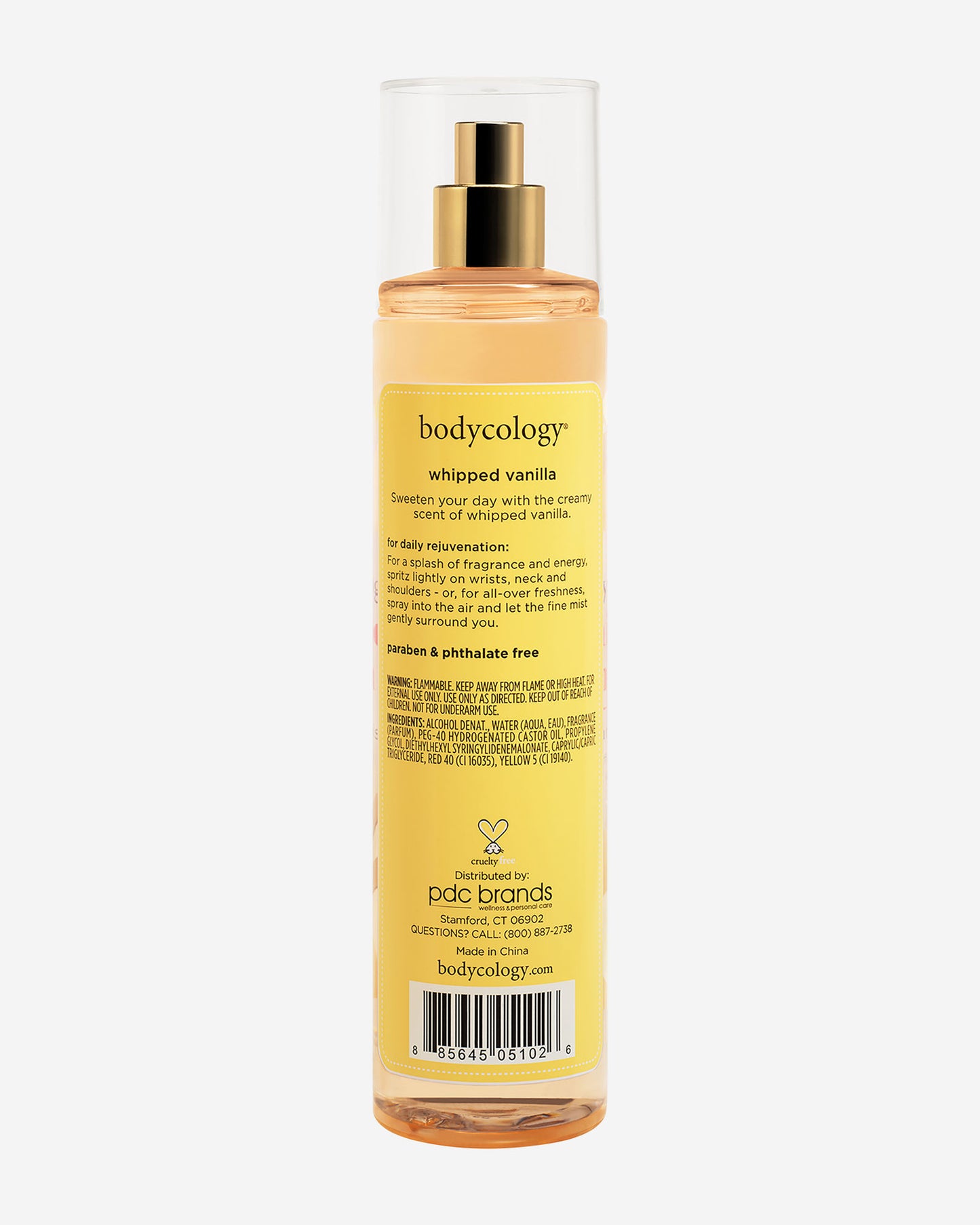 Bodycology Whipped Vanilla Body Mist 8oz