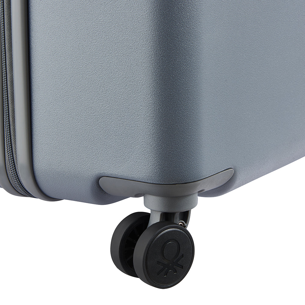 UCB Hardside 4 Double Wheel Non-Expandable Luggage Trolley