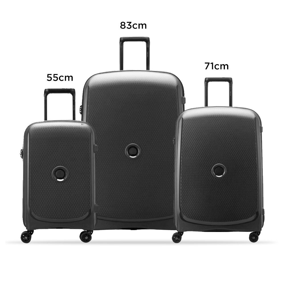 Delsey Paris Belmont Plus Non Expandable 3Piece Luggage Set + Free Agreable Backpack