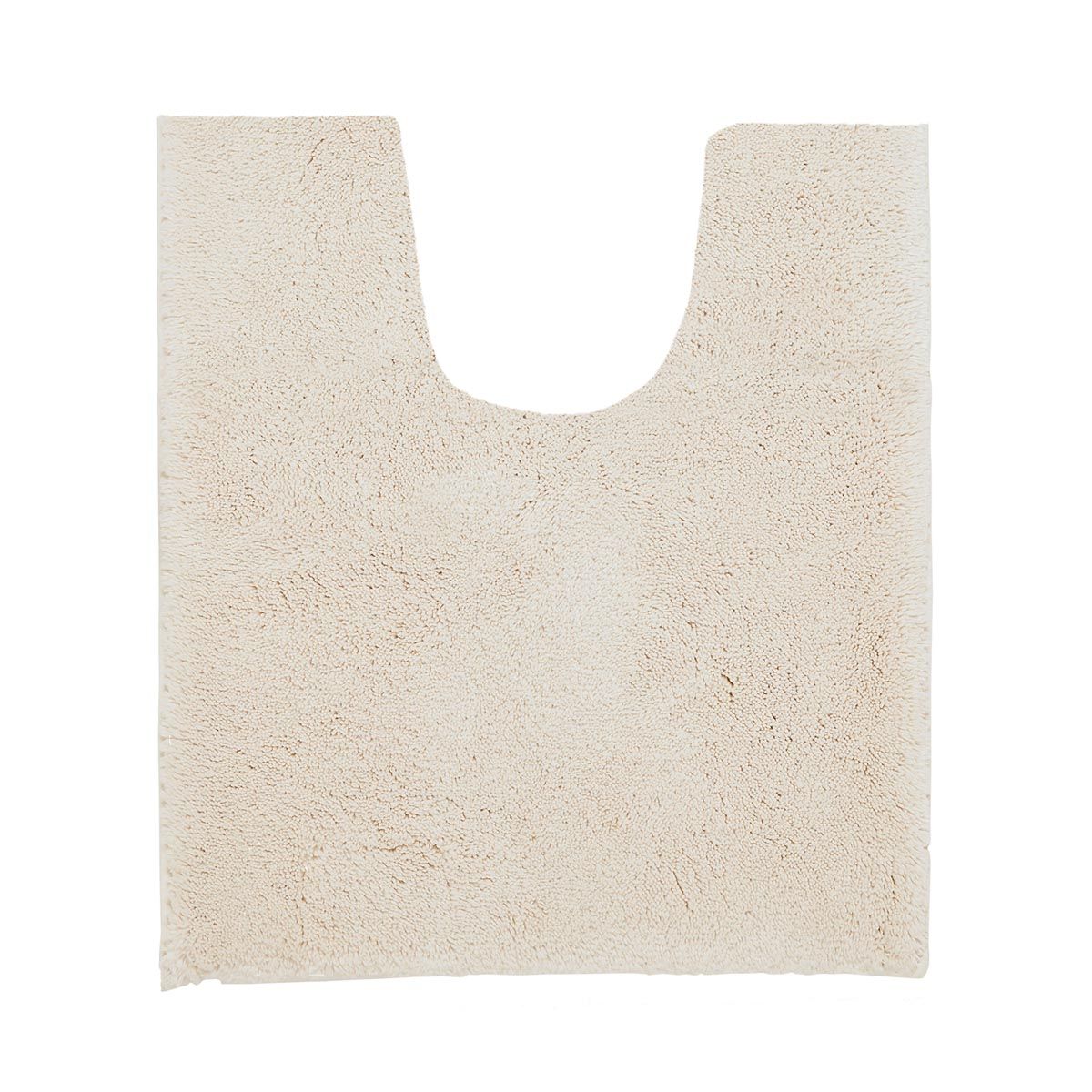 Christy "Deep Pile Rubber Back Tufted Bath Rug" Cream (Parchment)