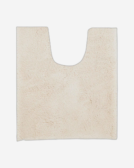 Christy "Deep Pile Rubber Back Tufted Bath Rug" Cream (Parchment)