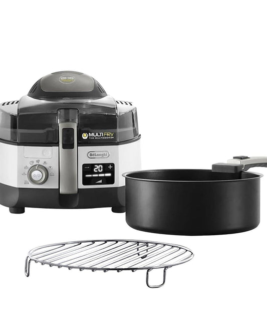 De'Longhi Extra Chef Low-Oil Fryer & Multicooker, 1.7 kg, Black – FH1394 (ESMA Certified)