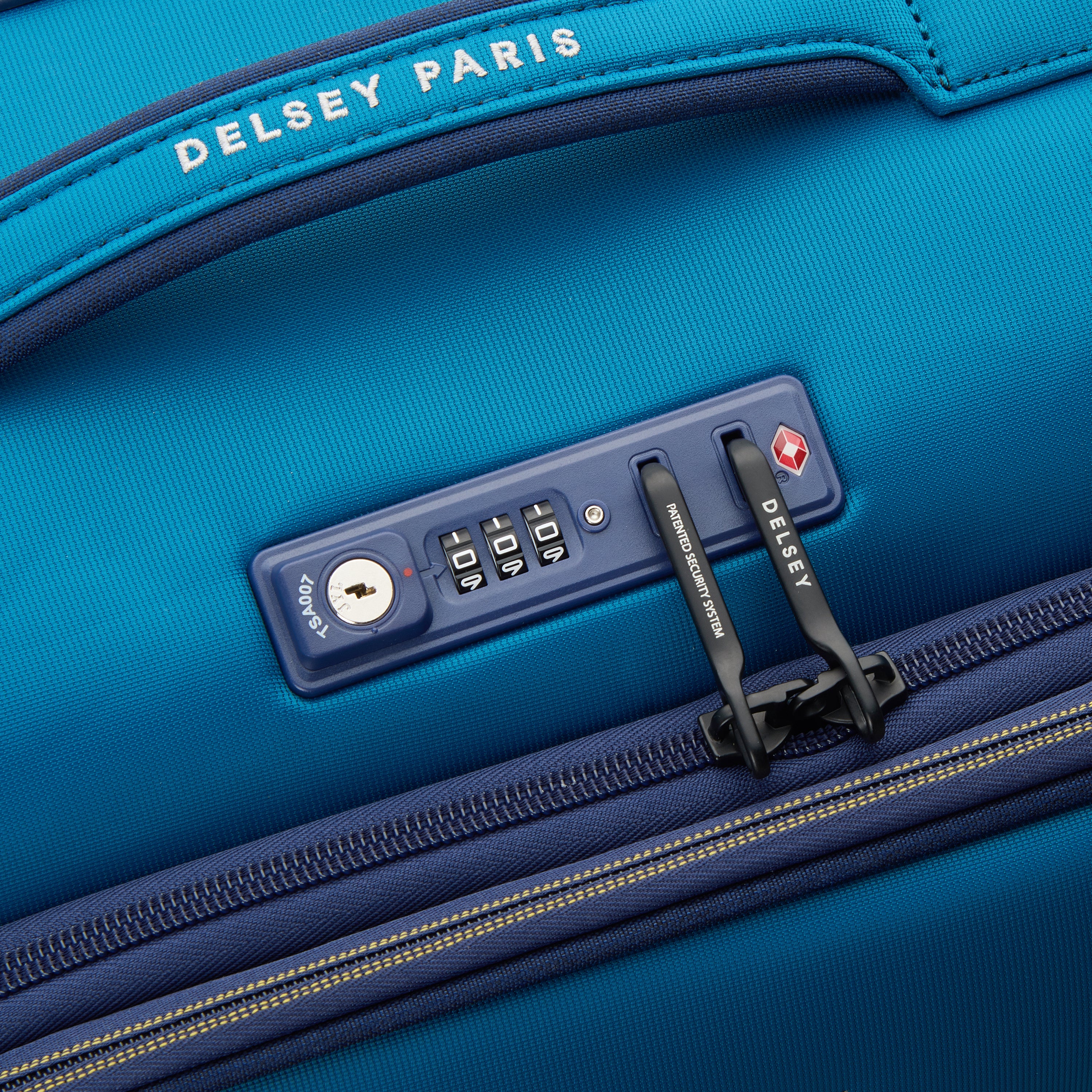 Delsey Paris Brochant 3.0 Softcase Expandable 4 Double Wheel Luggage Trolley