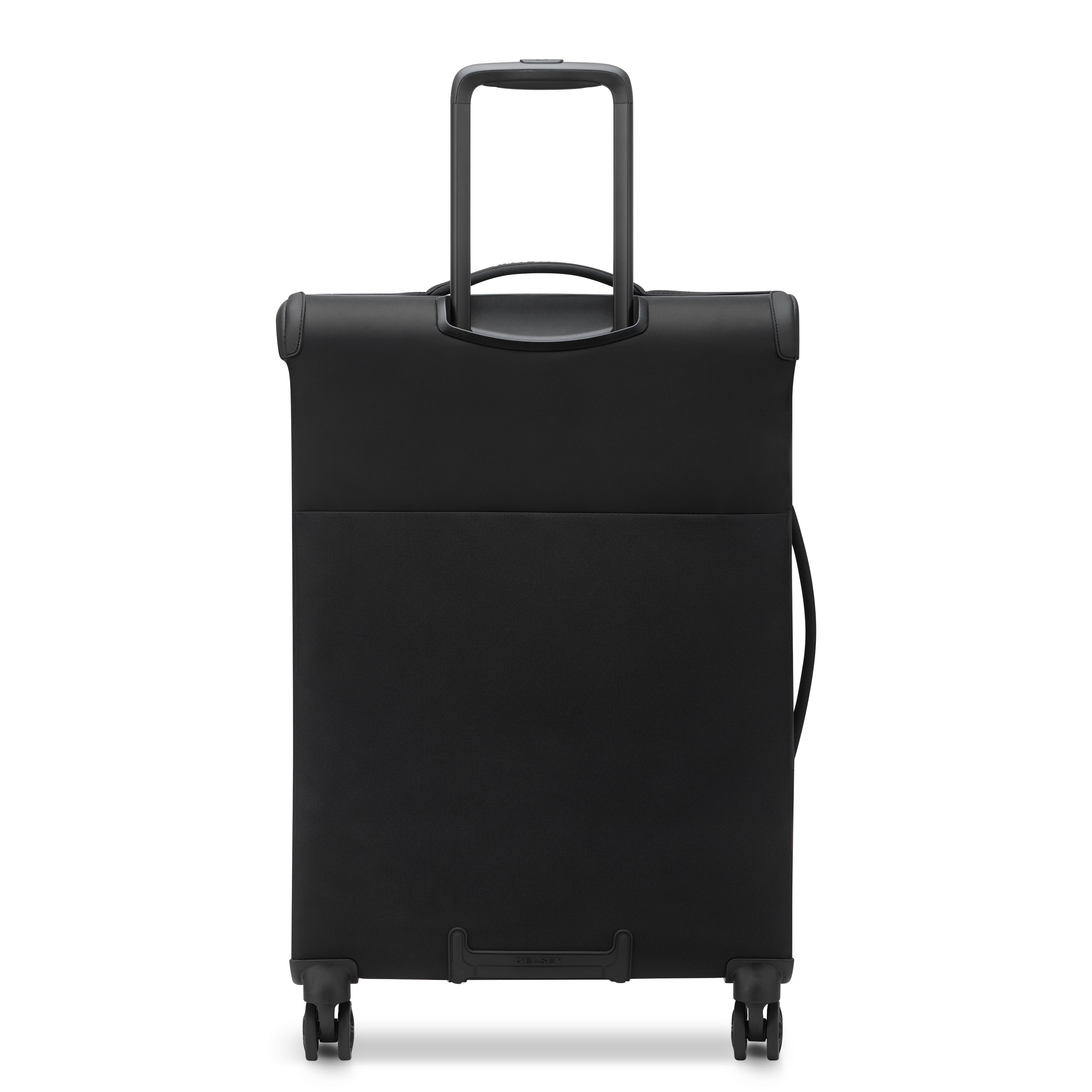 Delsey Paris Brochant 3.0 Softcase Expandable 4 Double Wheel Luggage Trolley