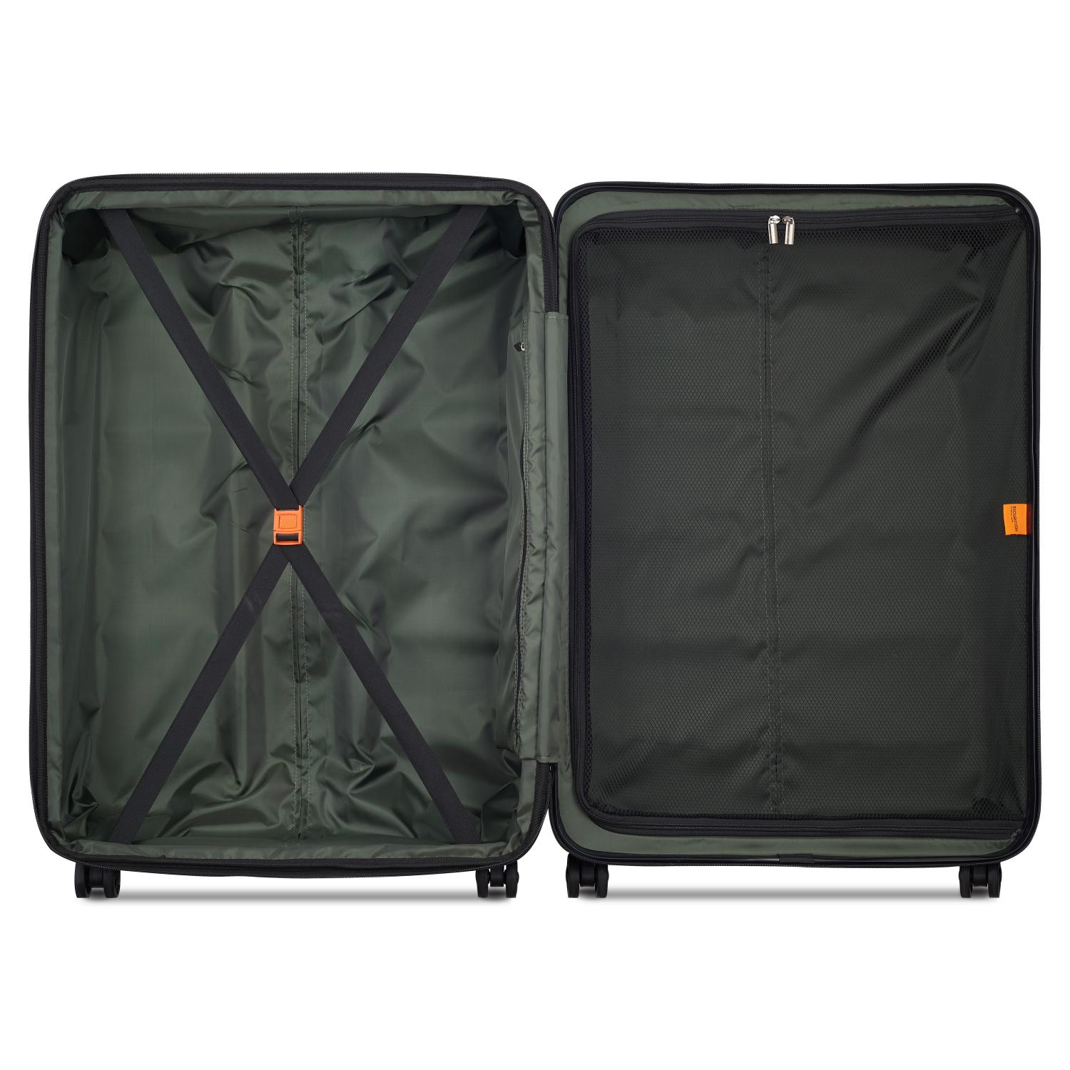 Delsey Paris Citadel Hardcase 4 Double Wheel Expandable Trolley Luggage