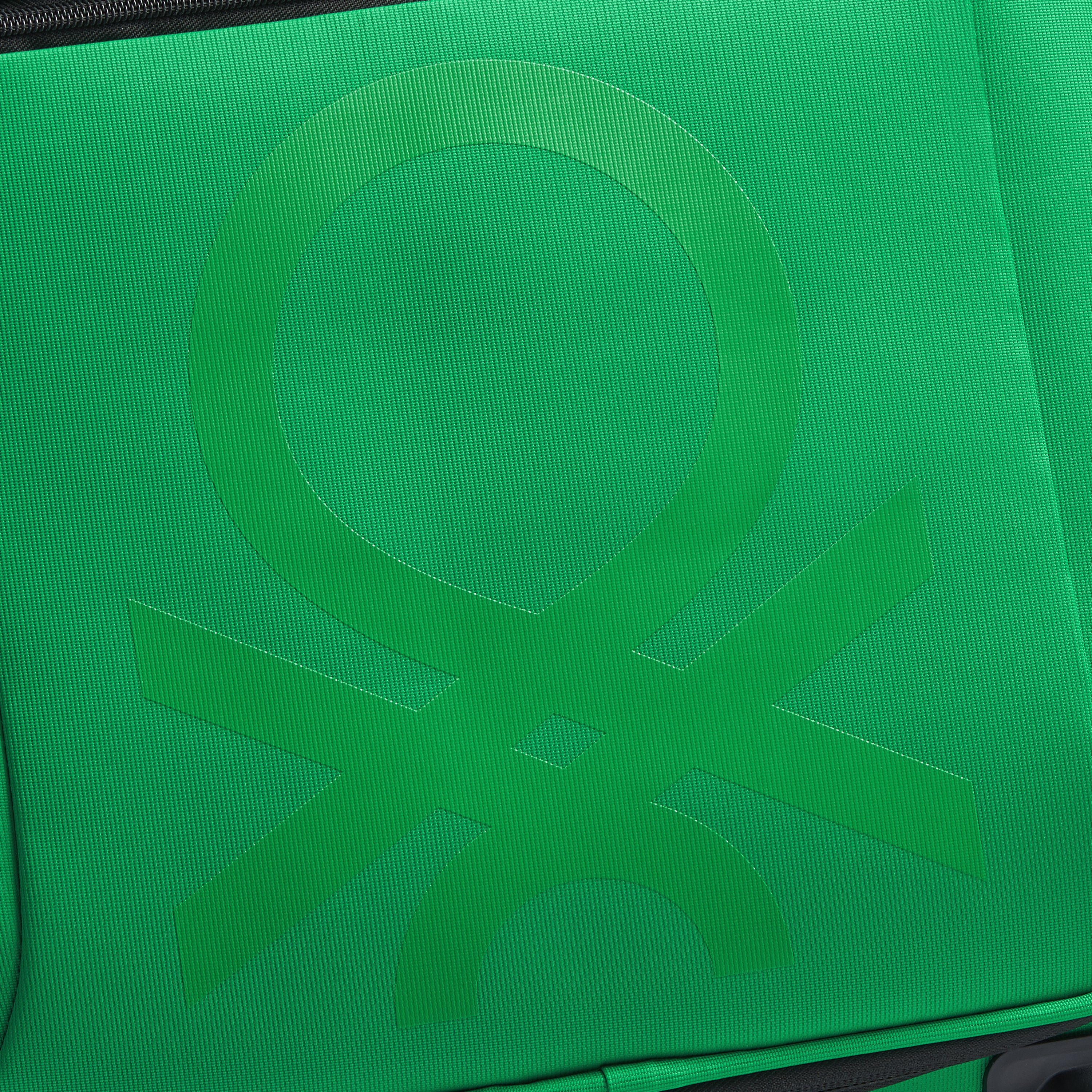 UCB Color Block 4 Double Wheel Softcase Expandable Luggage Trolley