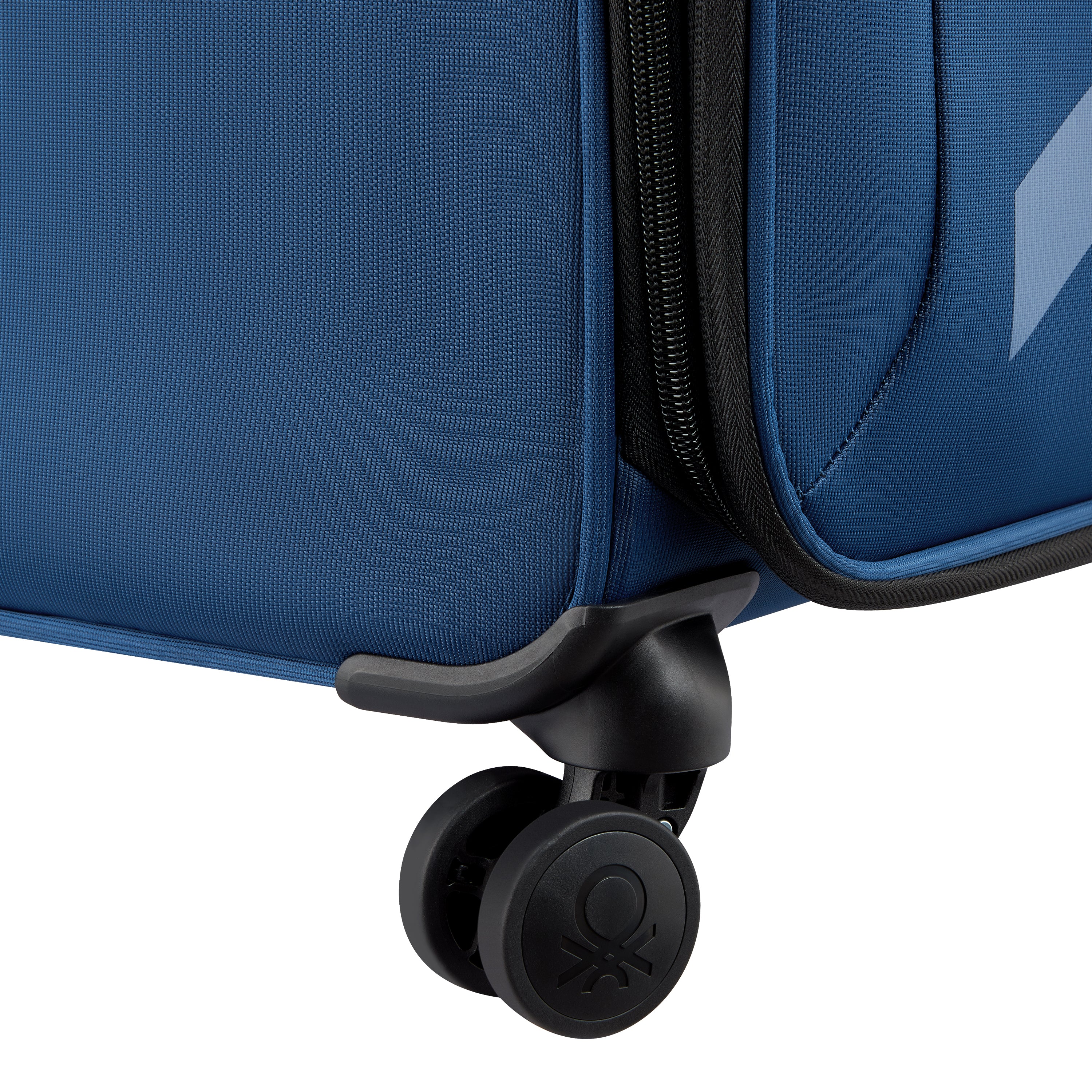 UCB Color Block 4 Double Wheel Softcase Expandable Luggage Trolley