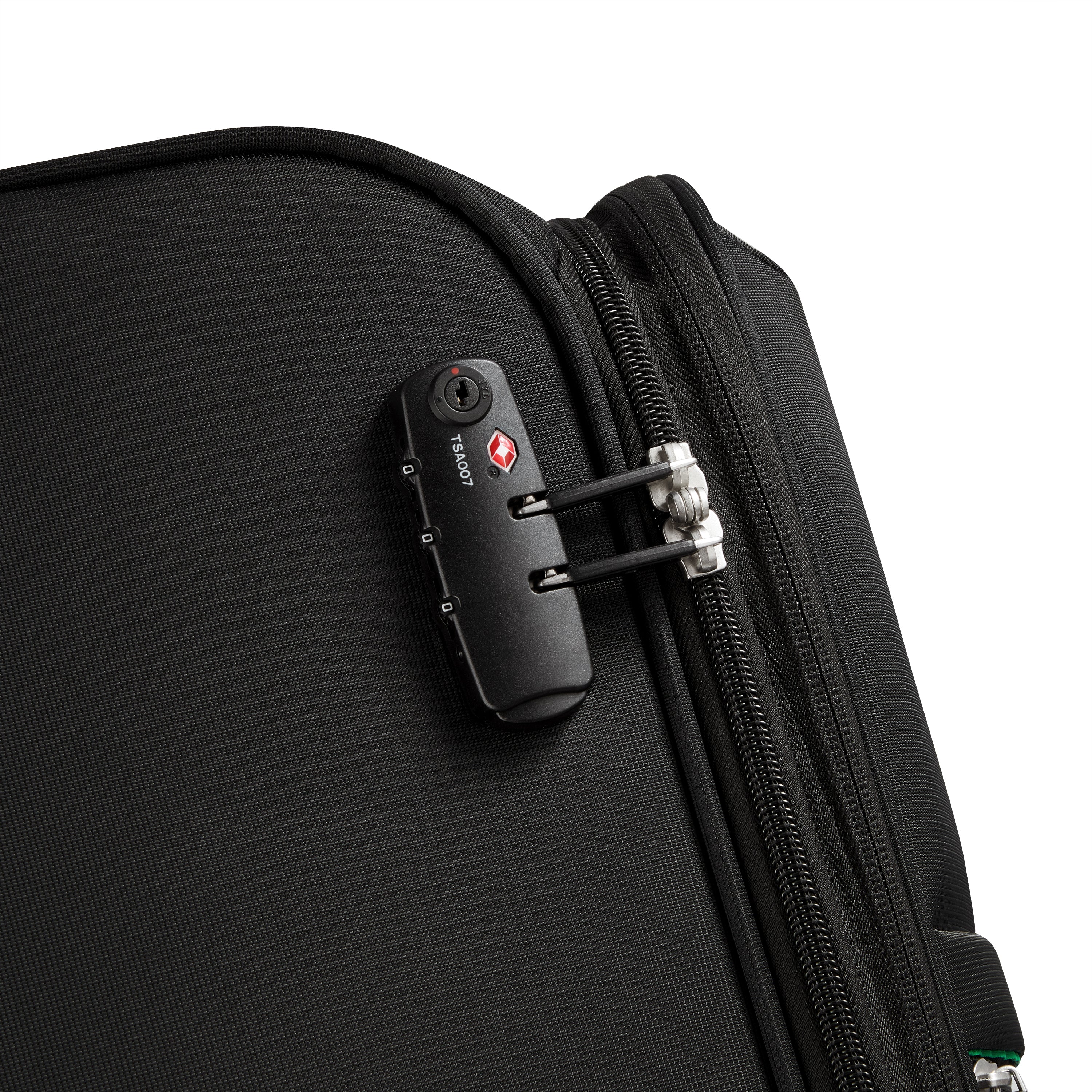 UCB Color Block 4 Double Wheel Softcase Expandable Luggage Trolley