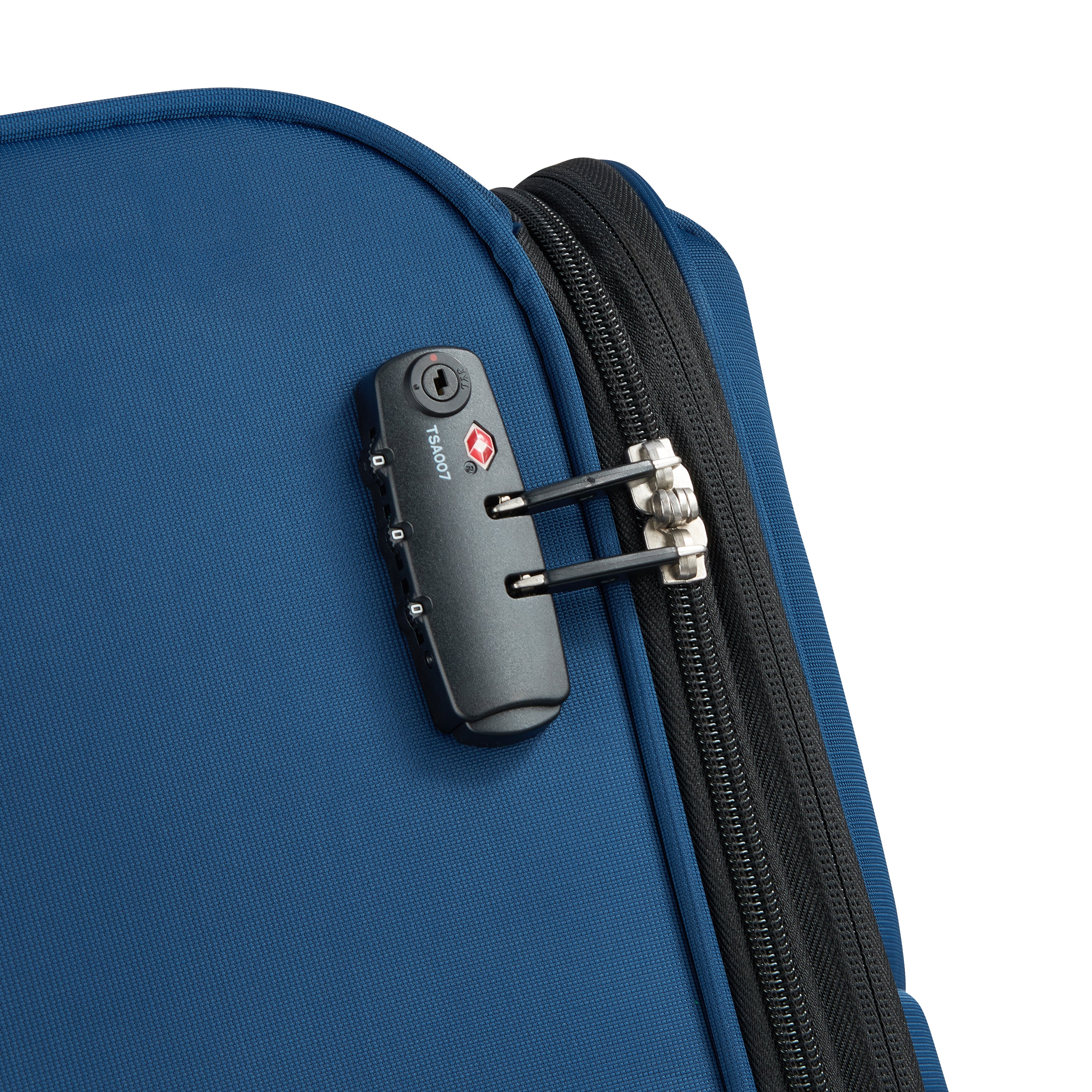 UCB Color Block 4 Double Wheel Softcase Expandable Luggage Trolley