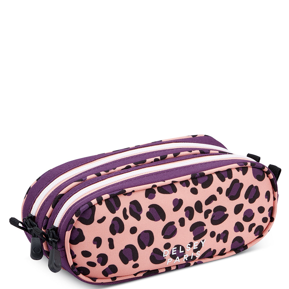 Delsey Paris Back To School 2025 2-Compartment Pencil Case Printed