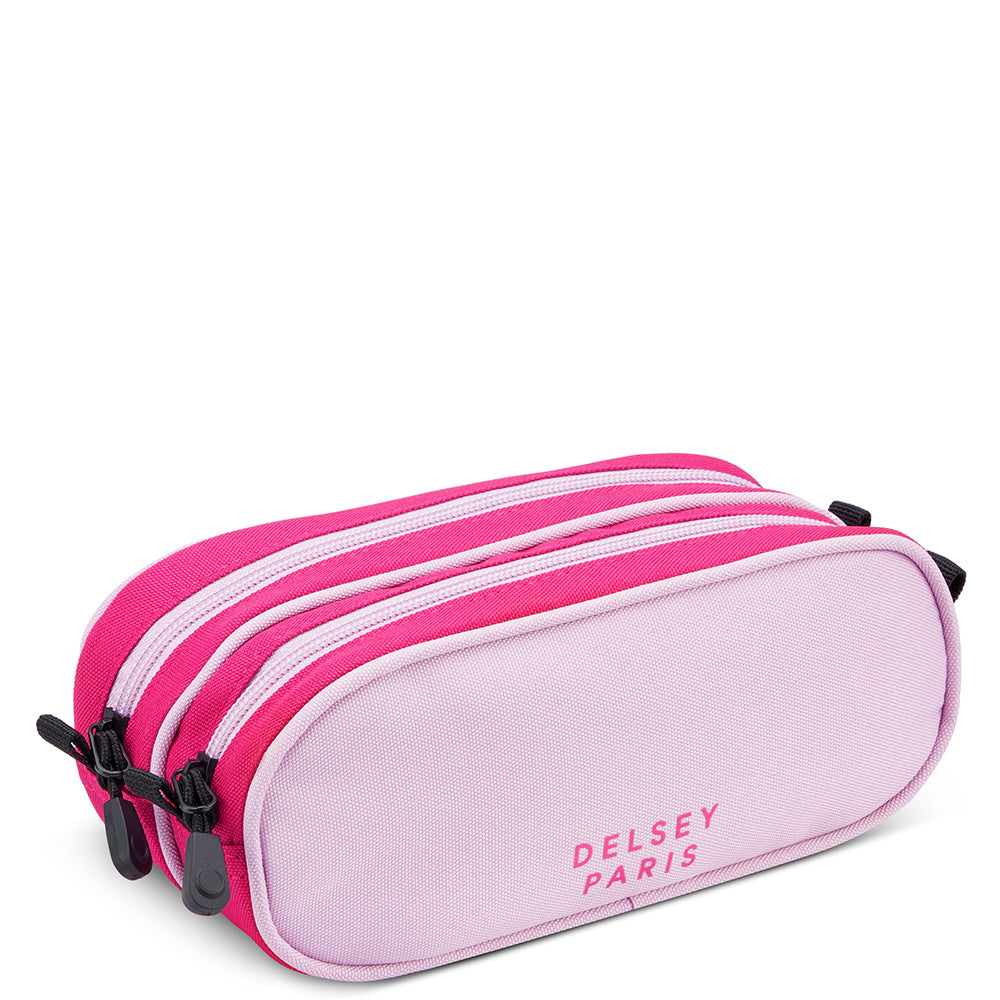 Delsey Paris Back To School 2025 2-Compartment Pencil Case Printed