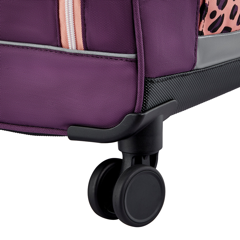 Delsey Paris Back To School 2025 4-Wheel Hard Shell Shoulder Bag Trolley Printed