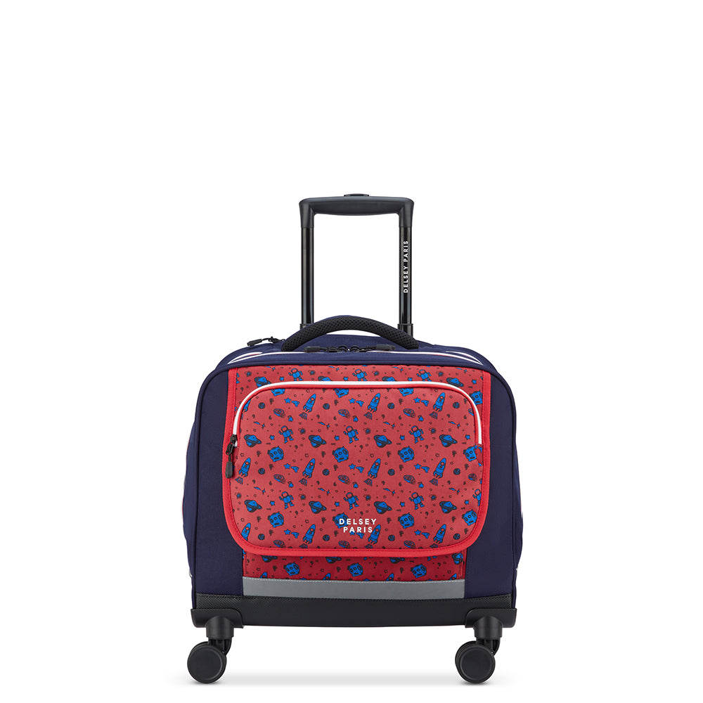 Delsey Paris Back To School 2025 4-Wheel Hard Shell Shoulder Bag Trolley Printed