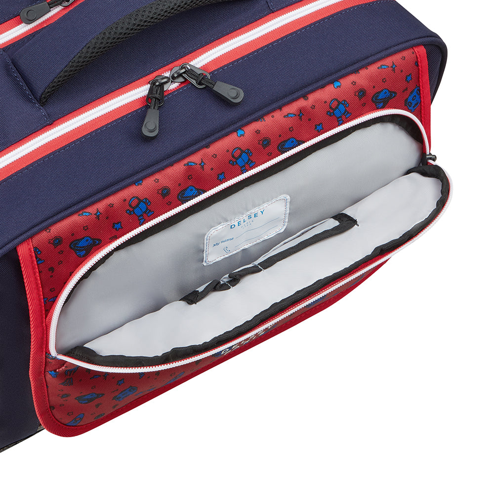 Delsey Paris Back To School 2025 4-Wheel Hard Shell Shoulder Bag Trolley Printed