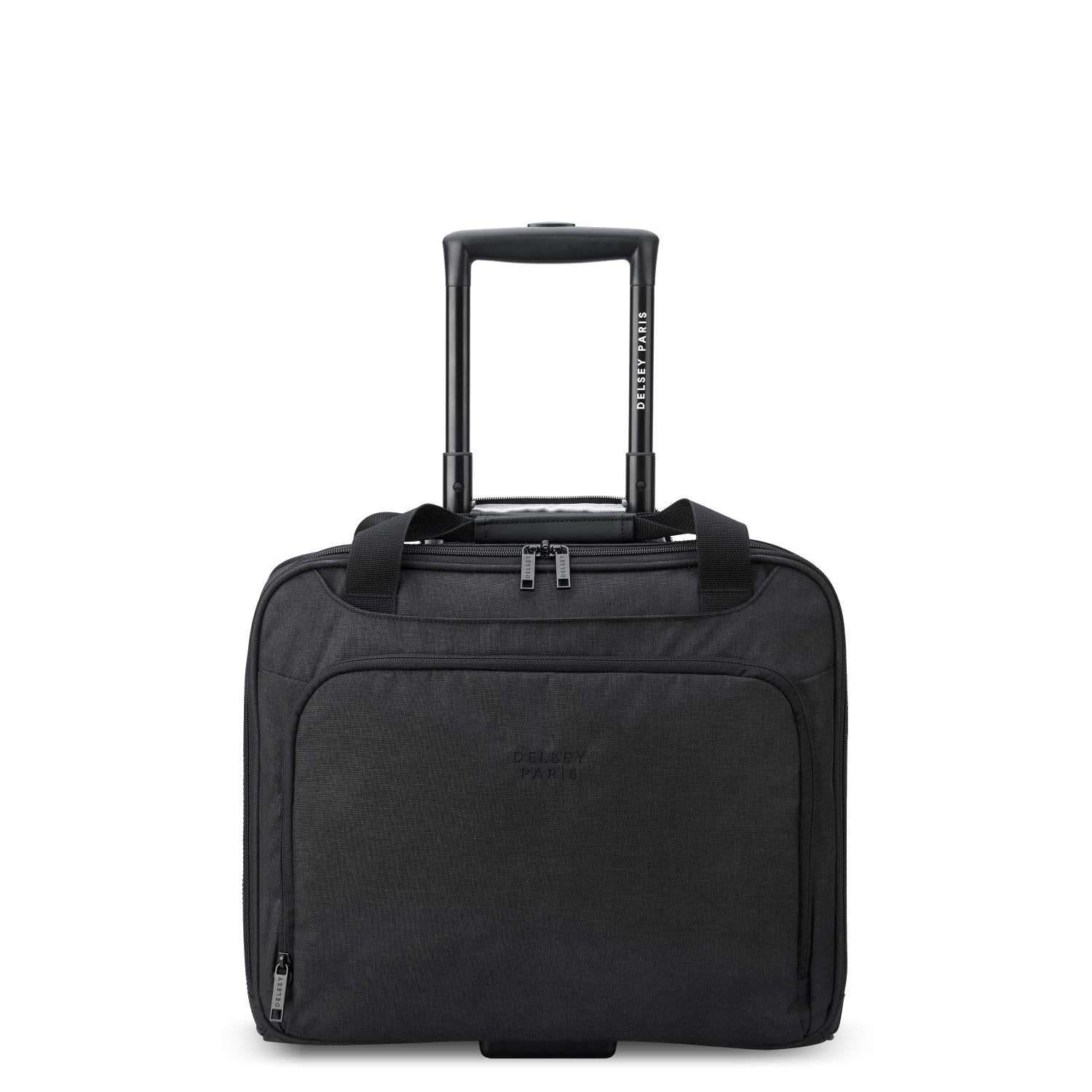 Delsey Paris Esplanade 2 Wheel Laptop Cabin Trolley Boardcase Deep Black
