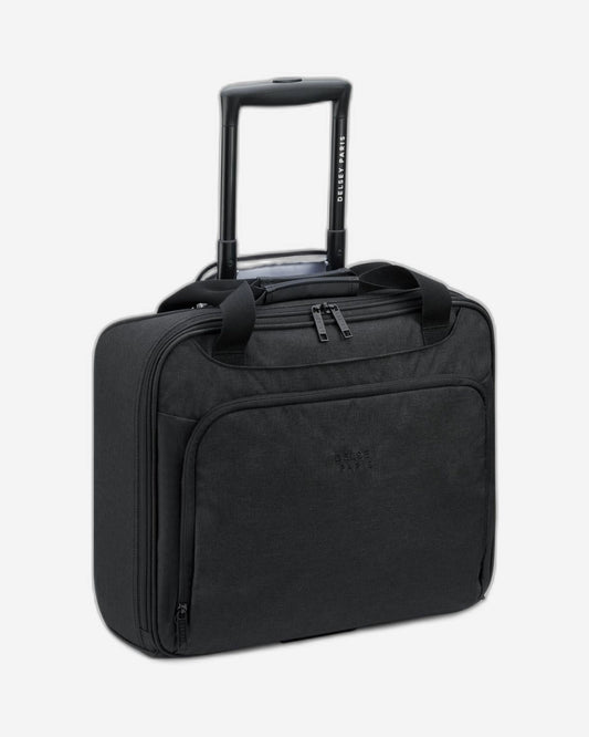 Delsey Paris Esplanade 2 Wheel Laptop Cabin Trolley Boardcase Deep Black