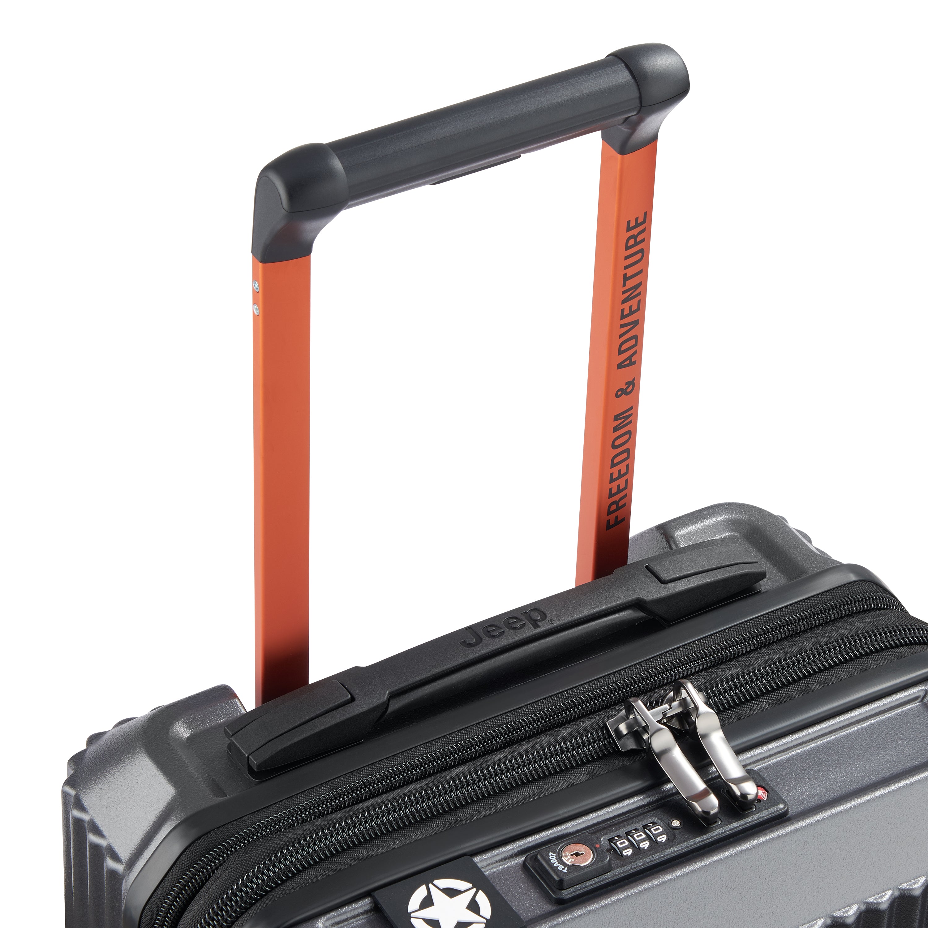 Jeep JH001A Hardcase 4 Double Wheel Expandable Trolley