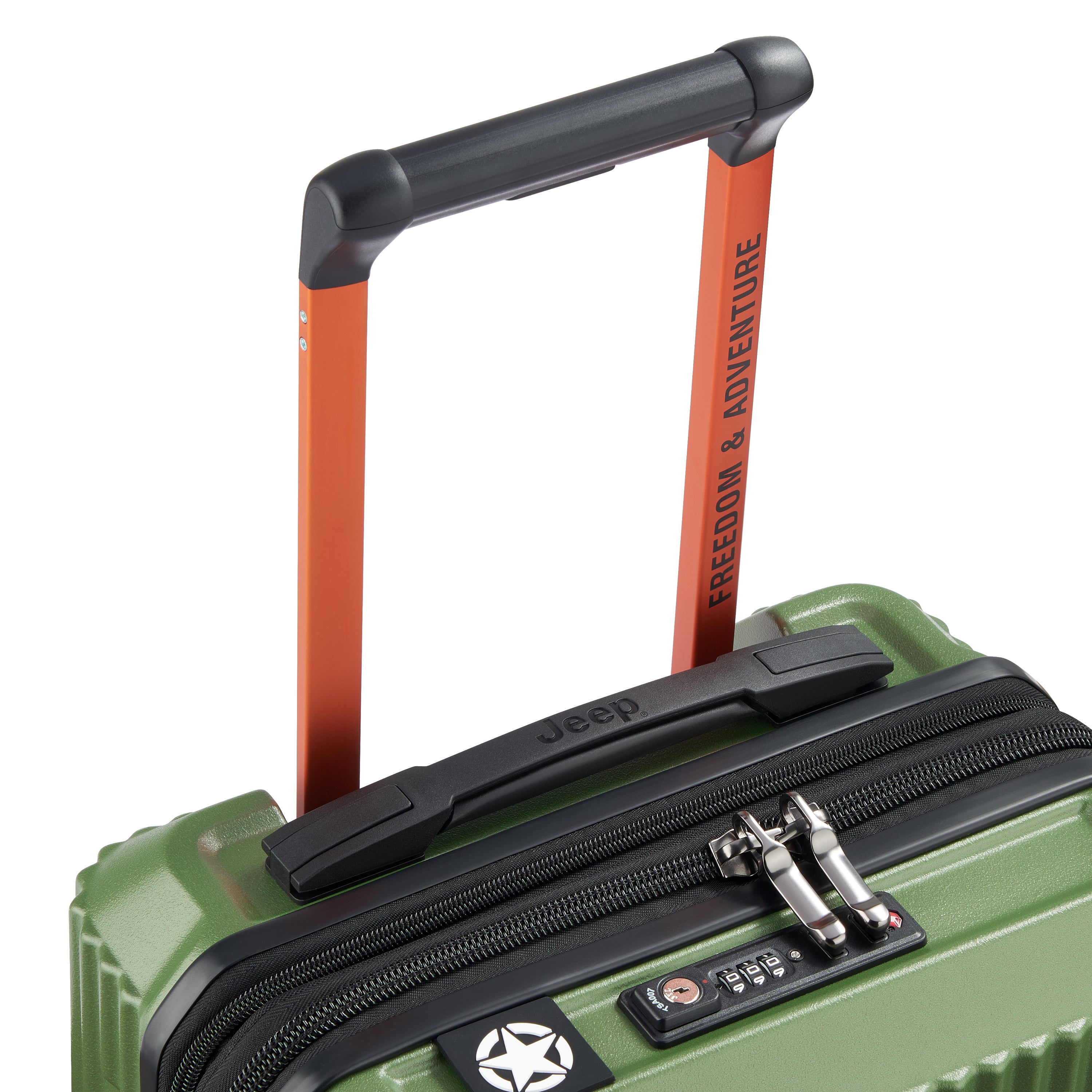 Jeep JH001A Hardcase 4 Double Wheel Expandable Trolley