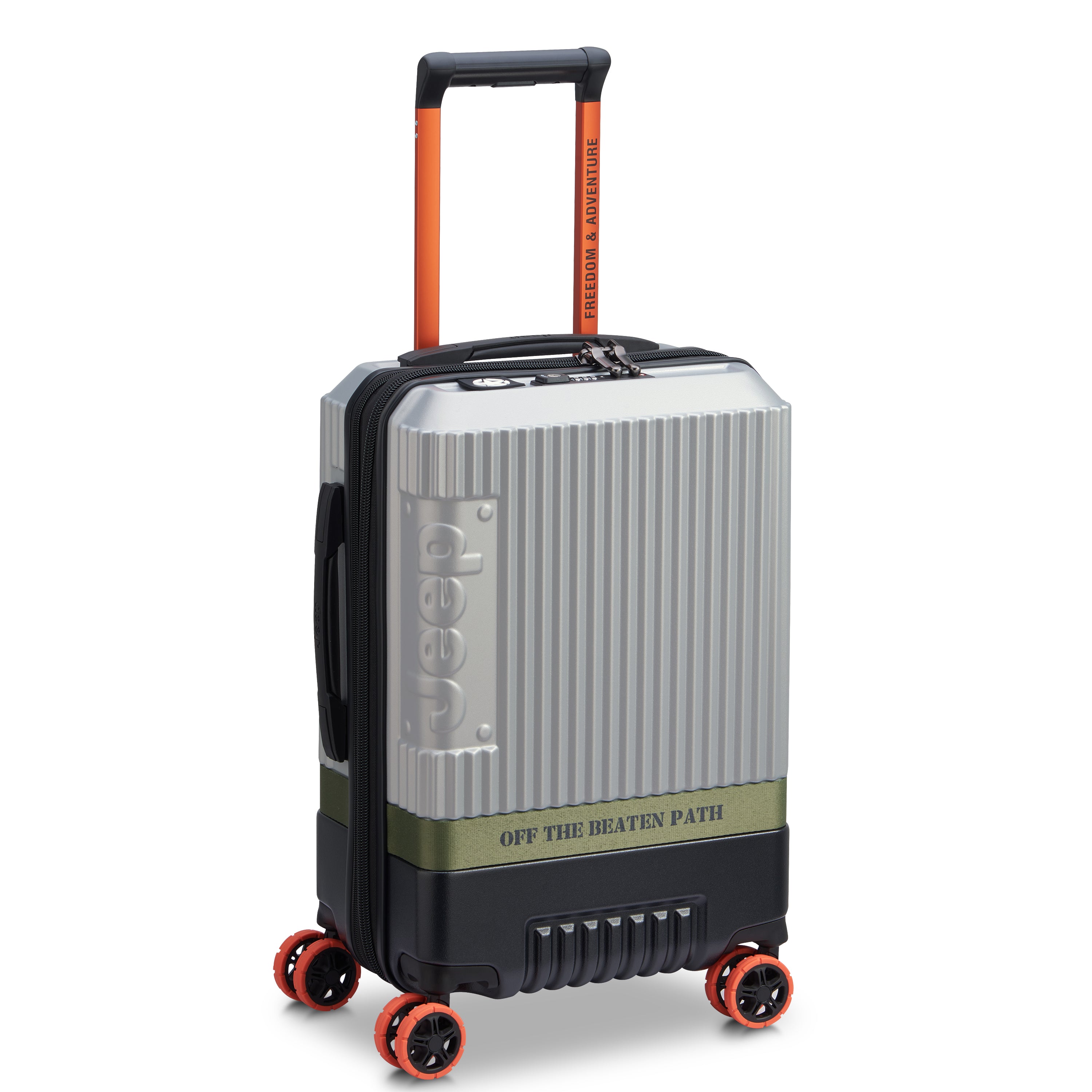 Jeep JH001A Hardcase 4 Double Wheel Expandable Trolley
