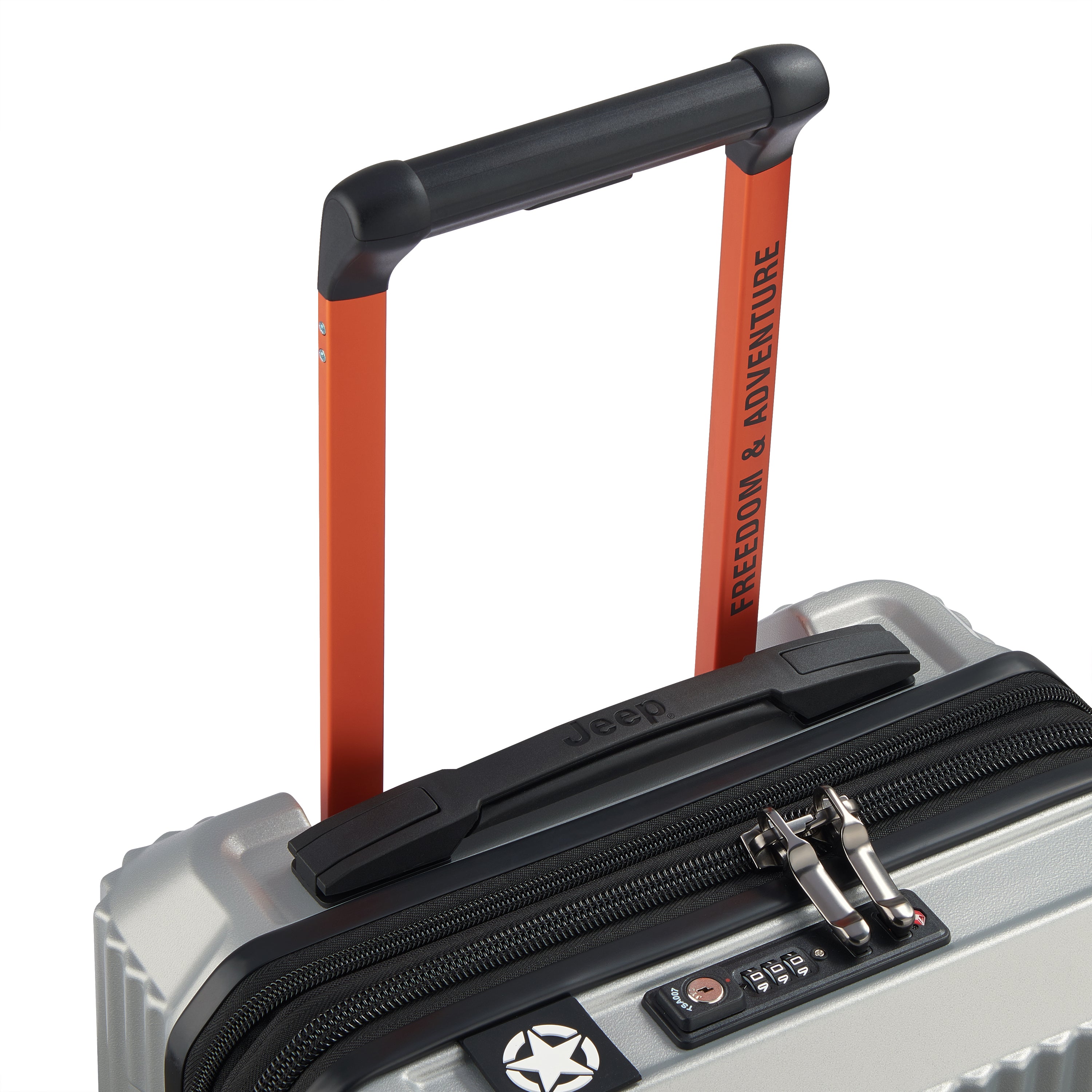 Jeep JH001A Hardcase 4 Double Wheel Expandable Trolley