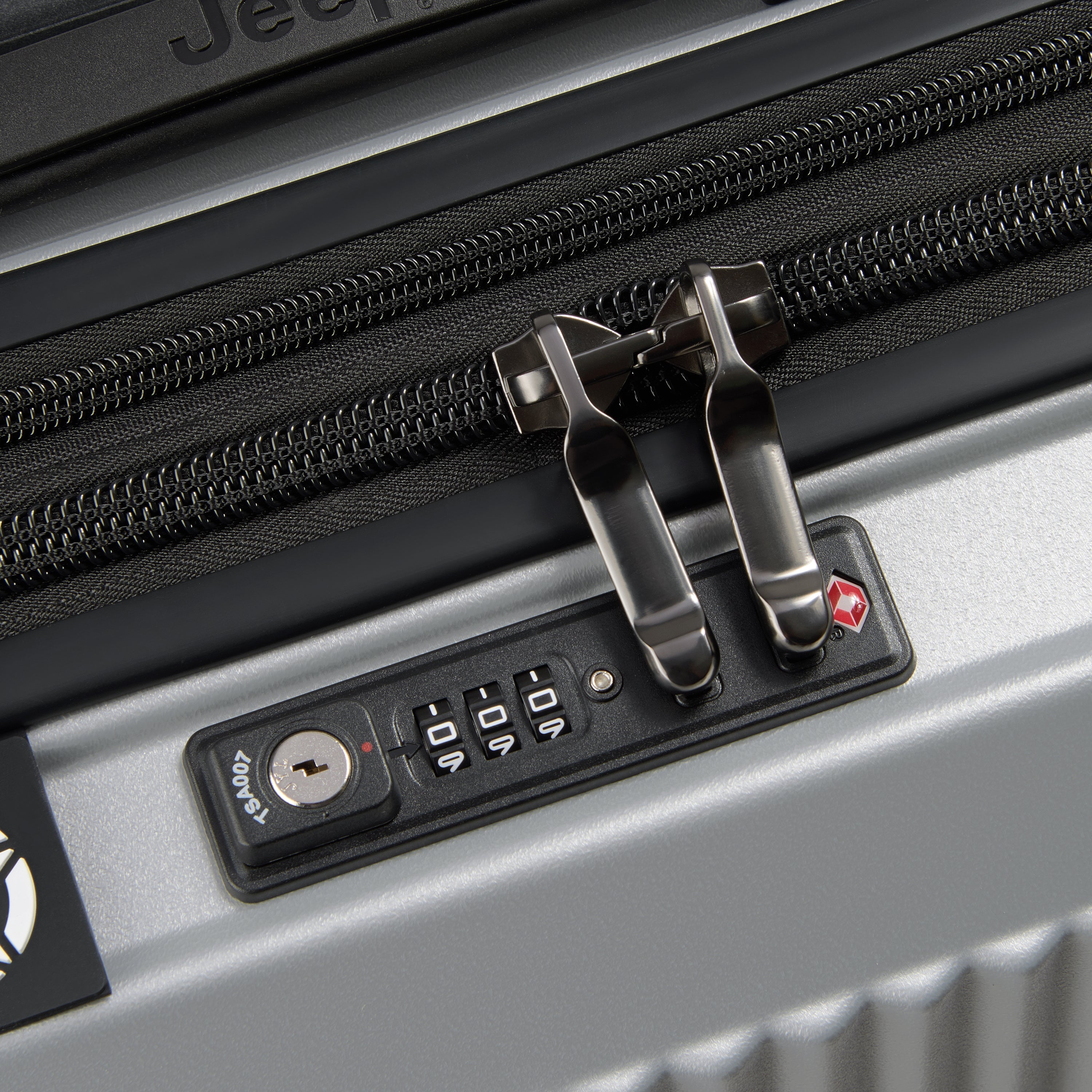 Jeep JH001A Hardcase 4 Double Wheel Expandable Trolley