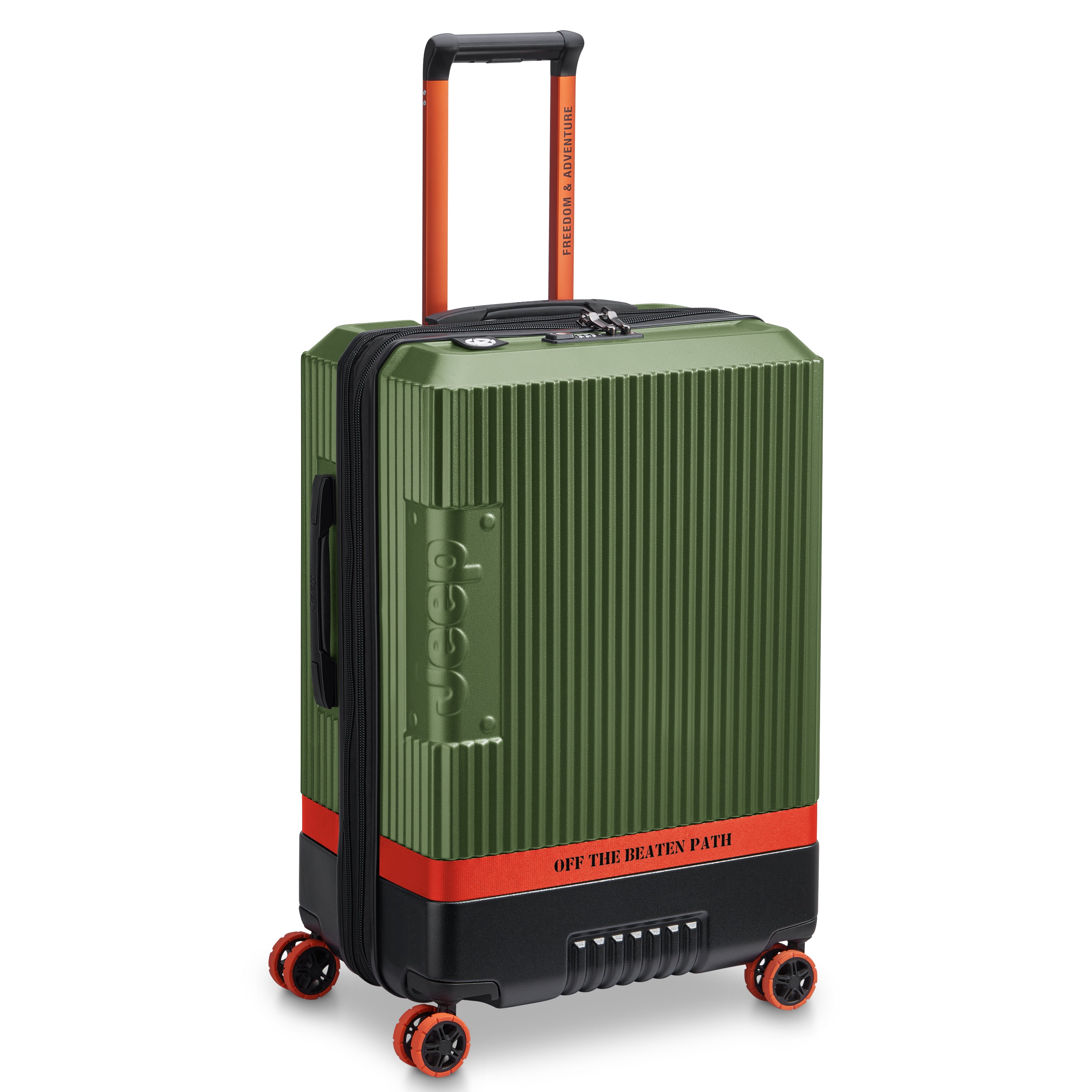 Jeep JH001A Hardcase 4 Double Wheel Expandable Trolley