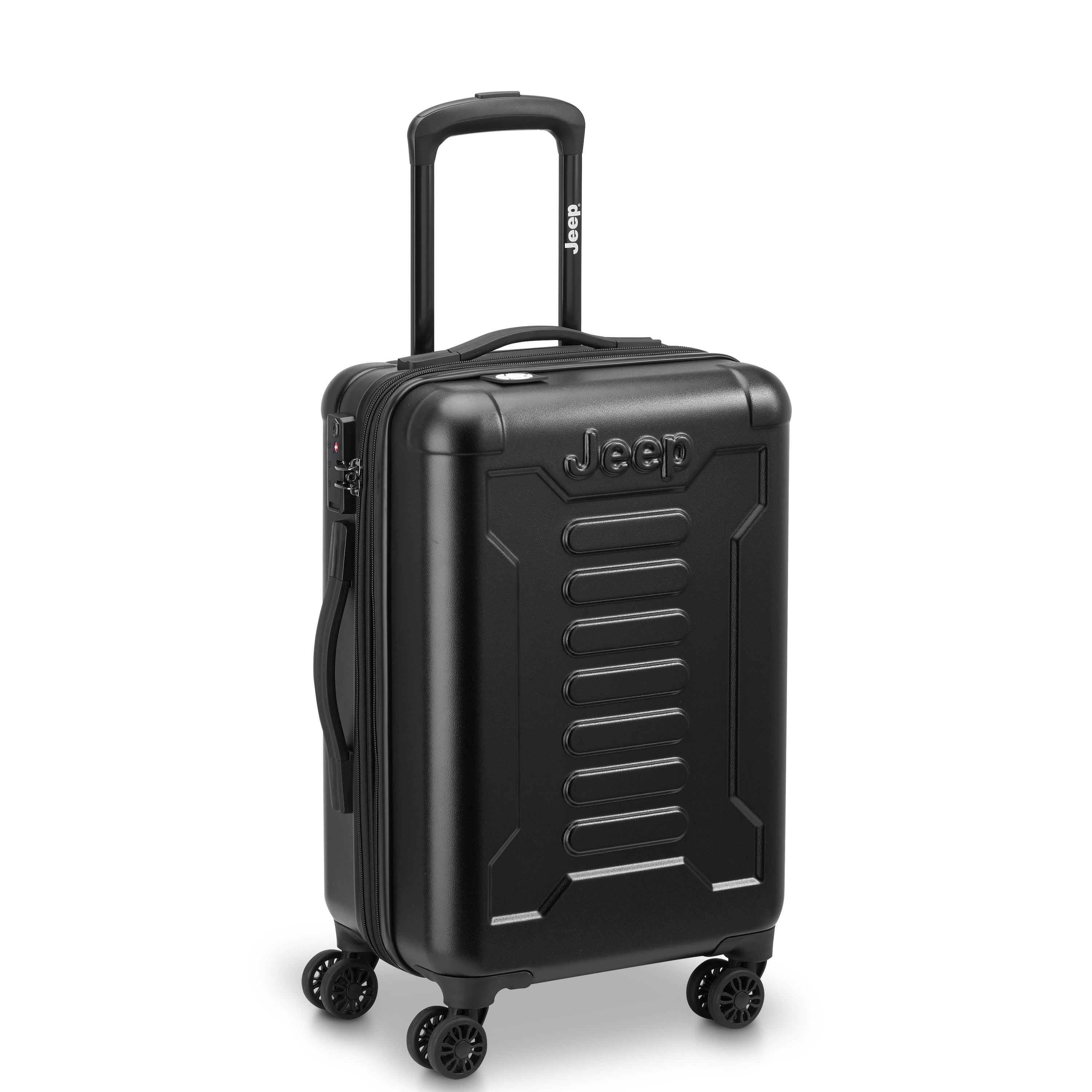 Jeep JH004C Hardcase 4 Double Wheel Expandable Trolley