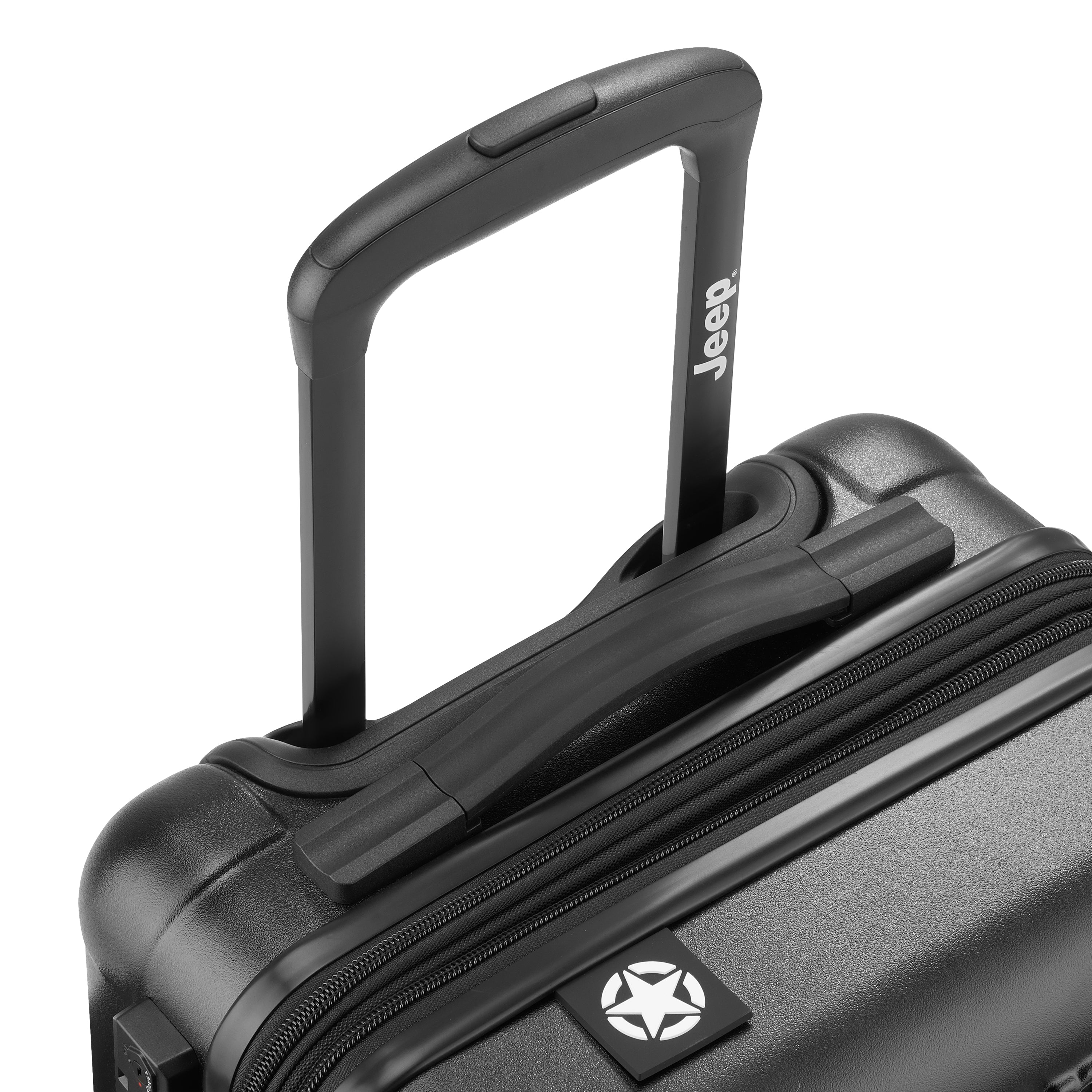 Jeep JH004C Hardcase 4 Double Wheel Expandable Trolley