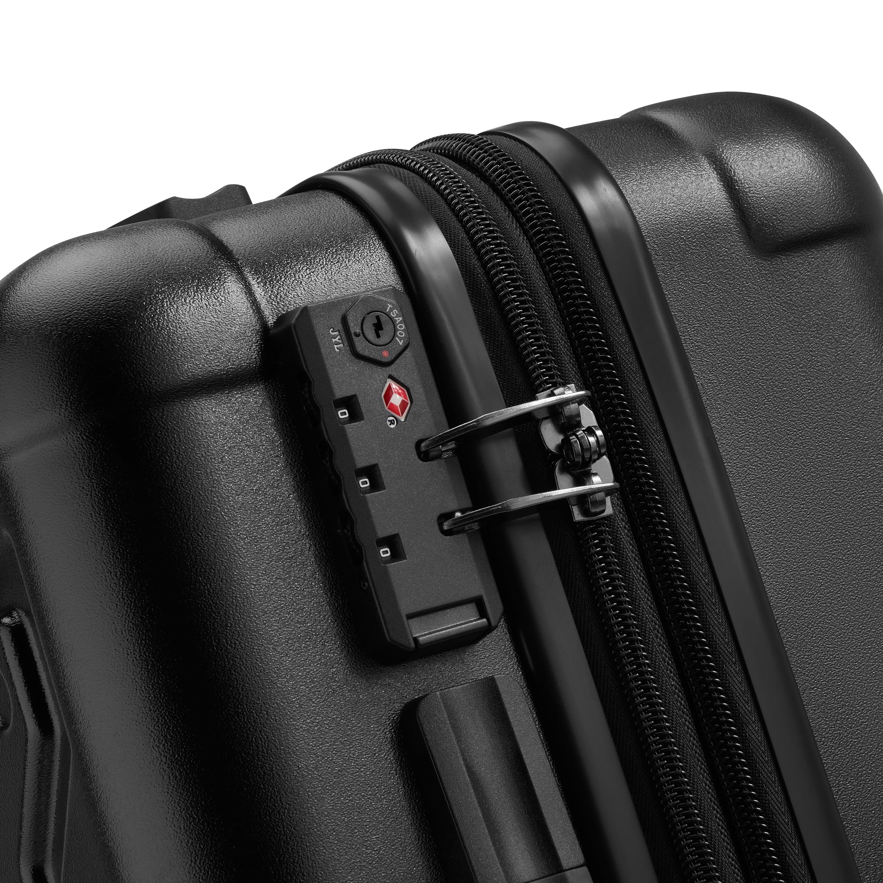 Jeep JH004C Hardcase 4 Double Wheel Expandable Trolley