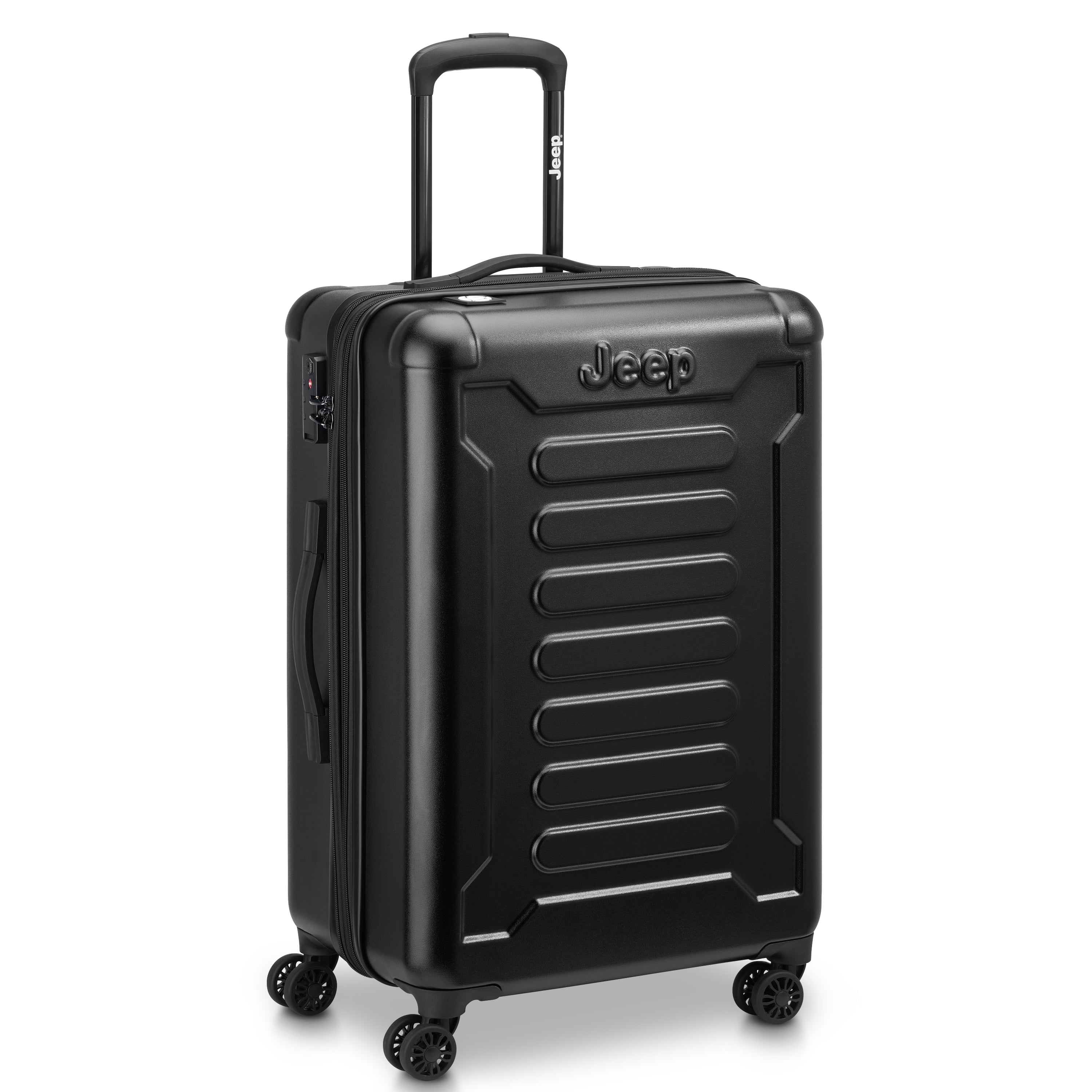 Jeep JH004C Hardcase 4 Double Wheel Expandable Trolley