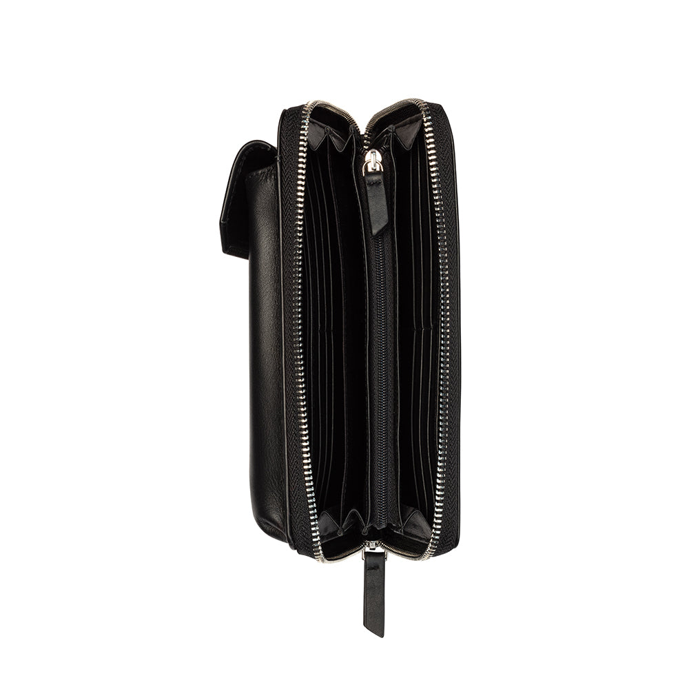 Delsey Le Cuir Lisse Crossbody Wallet