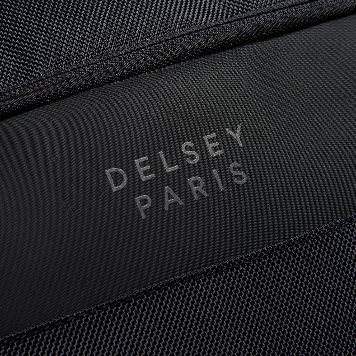 Delsey Paris Parvis Plus 2 Wheel Laptop Cabin Trolley Boardcase Black
