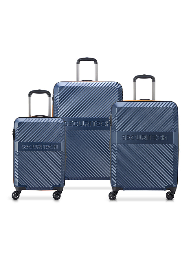 Delsey Paris Securitech Patrol 4 Double Wheel Expandable Luggage Trolley