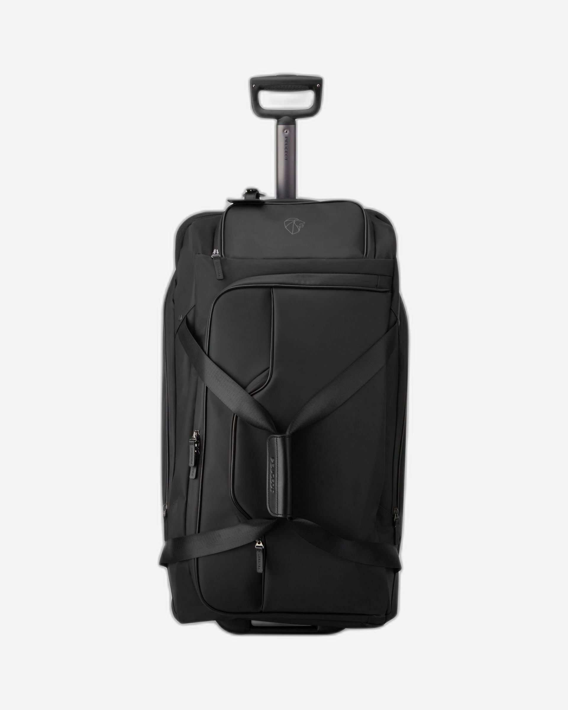 Peugeot Voyages Travel 70cm Softcase 2 Wheel Hybrid Check-In Luggage Duffle Trolley