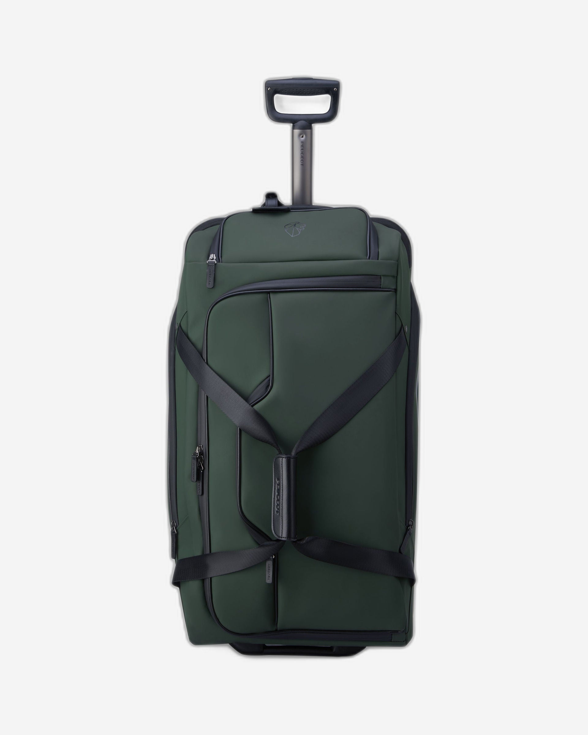 Peugeot Voyages Travel 70cm Softcase 2 Wheel Hybrid Check-In Luggage Duffle Trolley