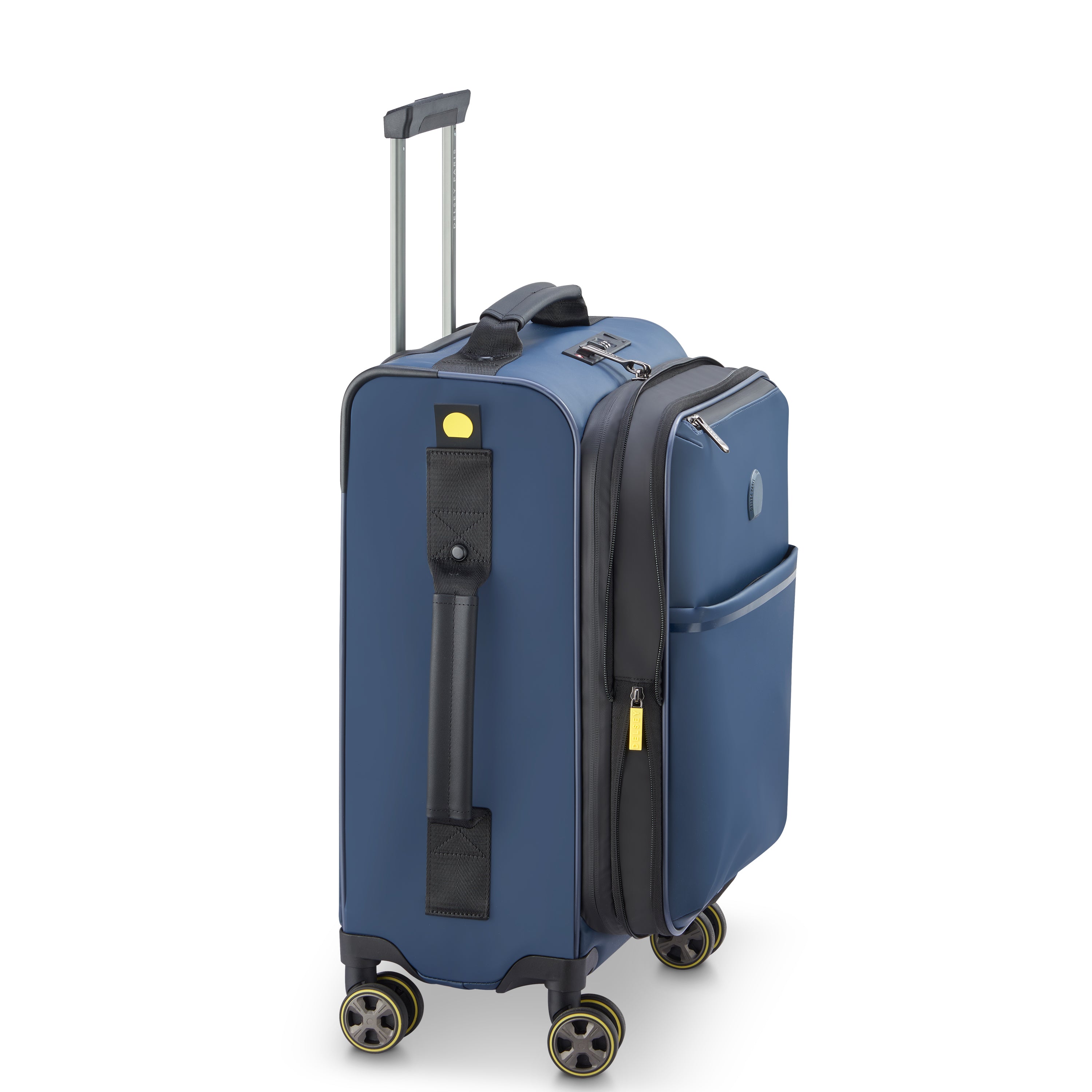 Delsey Paris Turenne 2.0 Softcase Expandable 4 Double Wheel Luggage Trolley