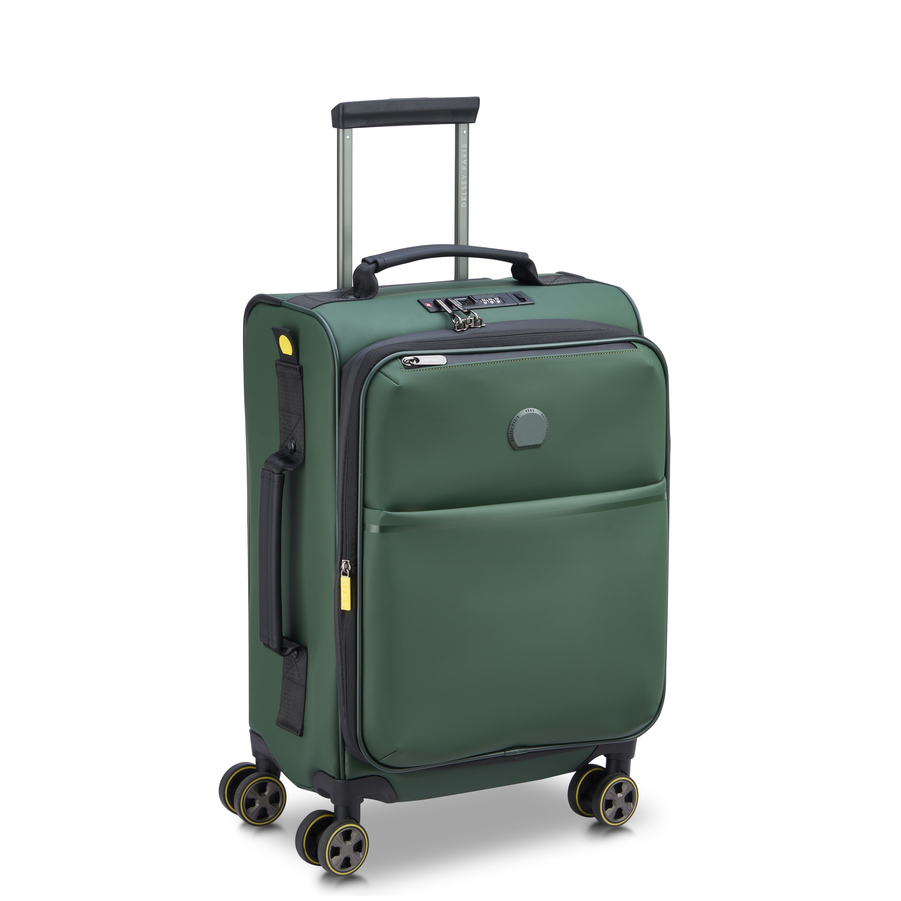 Delsey Paris Turenne 2.0 Softcase Expandable 4 Double Wheel Luggage Trolley