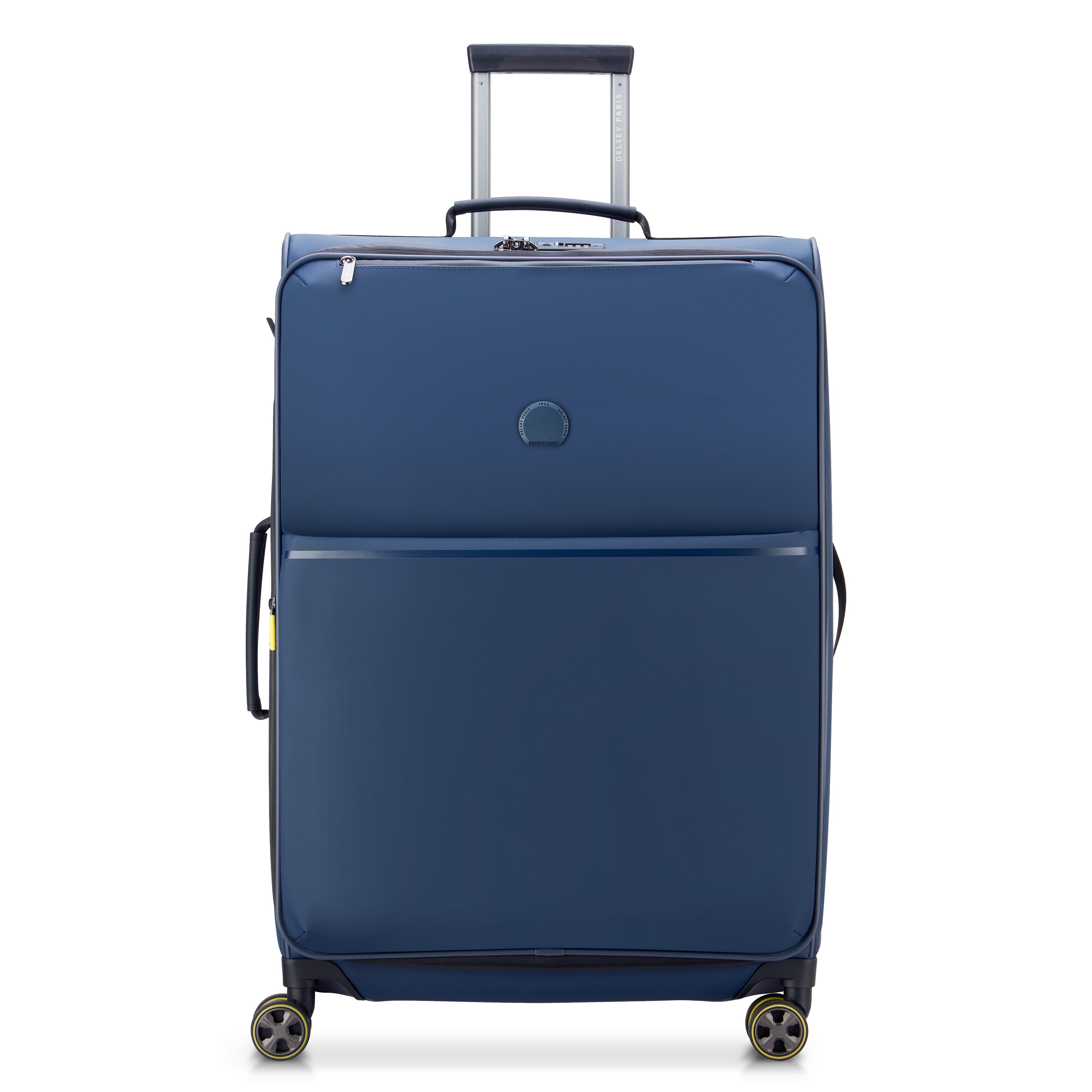 Delsey Paris Turenne 2.0 Softcase Expandable 4 Double Wheel Luggage Trolley