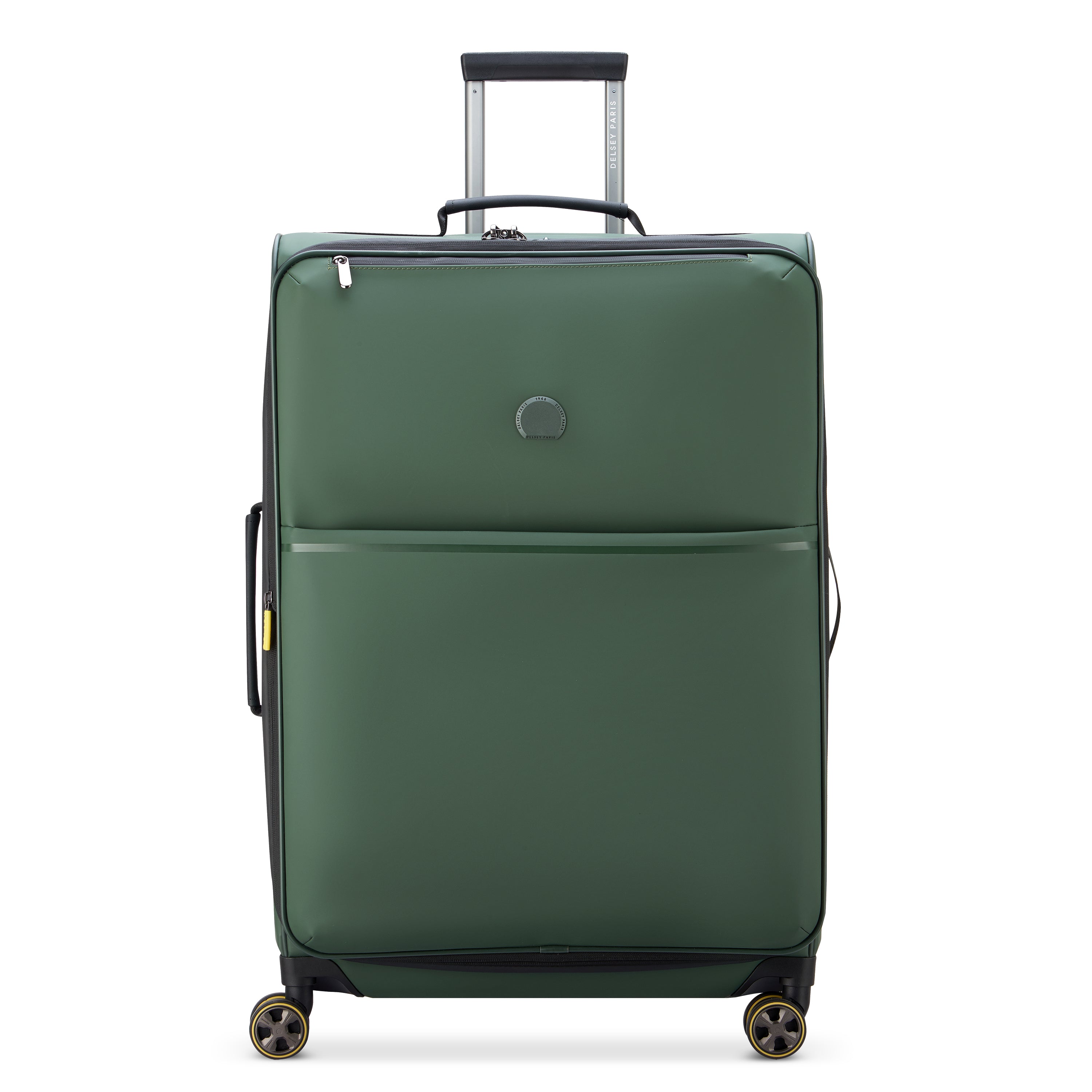 Delsey Paris Turenne 2.0 Softcase Expandable 4 Double Wheel Luggage Trolley