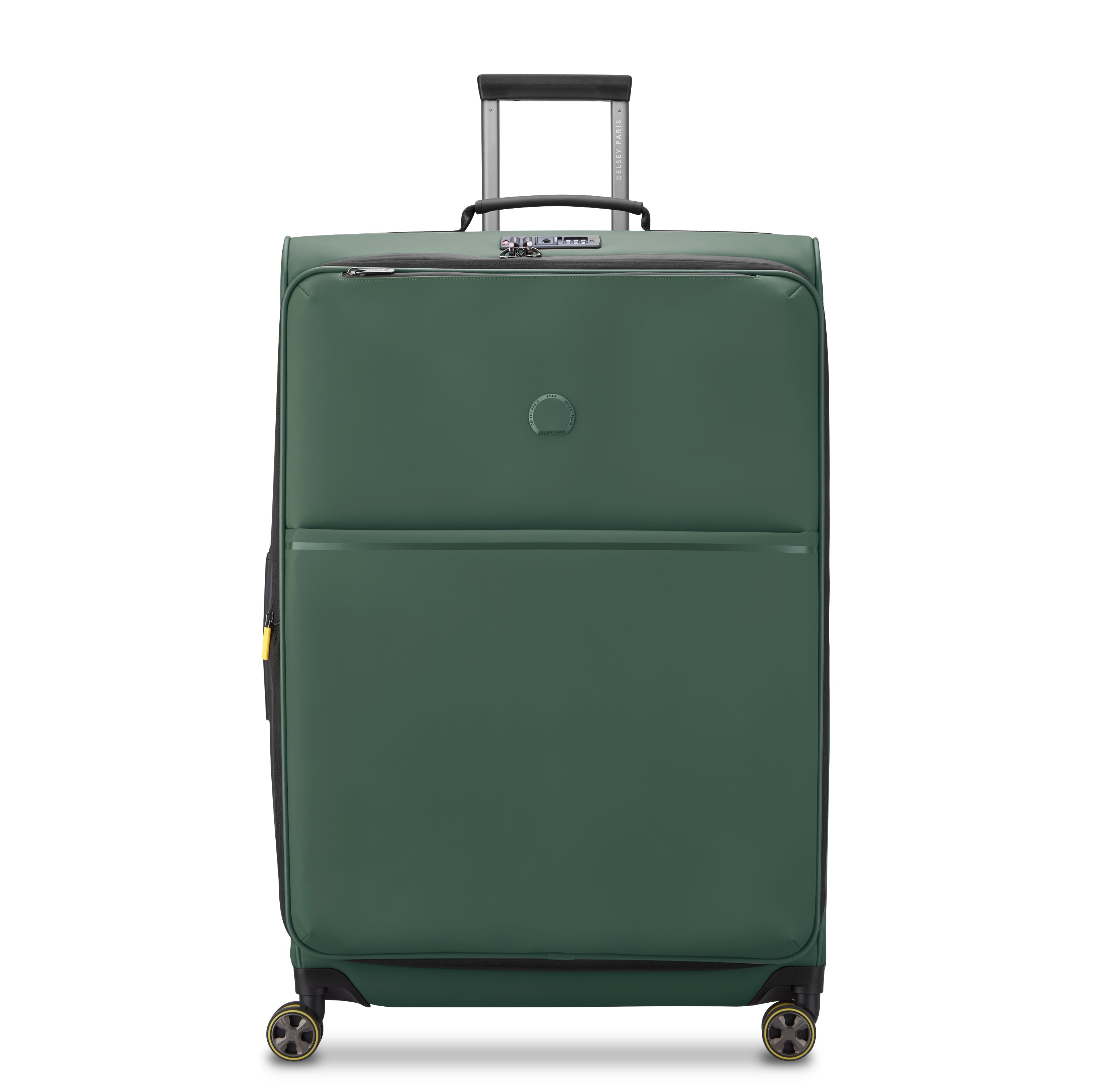 Delsey Paris Turenne 2.0 Softcase Expandable 4 Double Wheel Luggage Trolley
