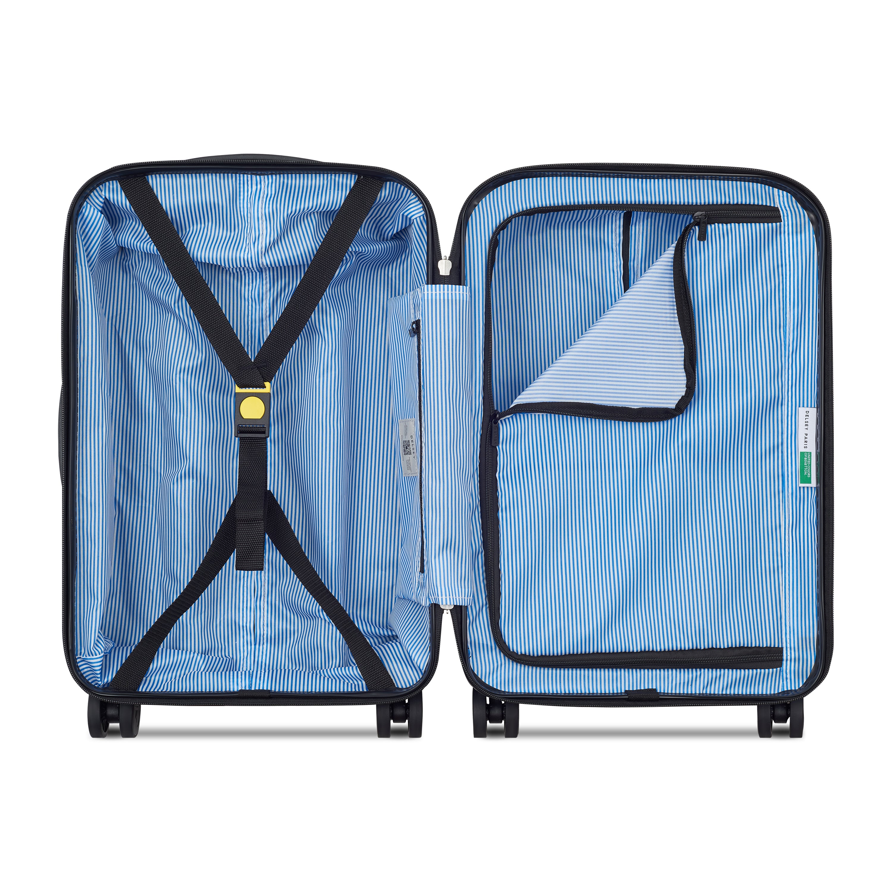 UCB Hardside 4 Double Wheel Non-Expandable Luggage Trolley