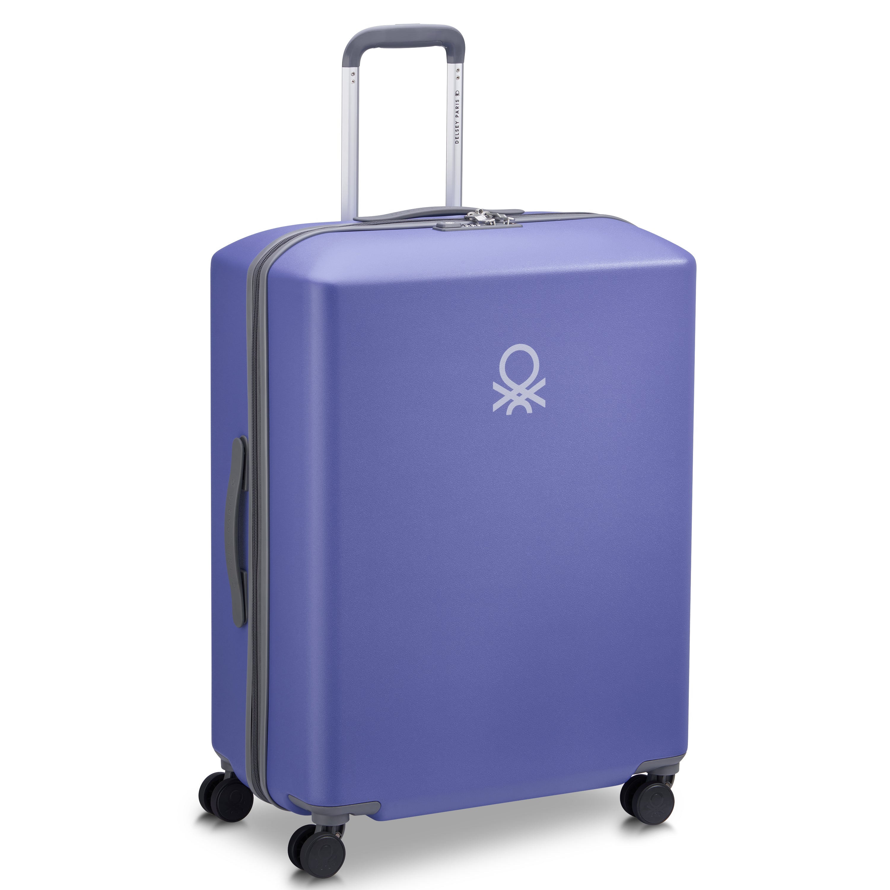 UCB Hardside 4 Double Wheel Non-Expandable Luggage Trolley